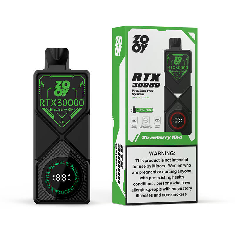 Предварительно заполненный комплект POD; Zooy RTX30000; Регулируемый вейп воздушного потока; сетчатая катушка системы; MTL RDTL POD; купить Vape Germany; портативный комплект Pod; Vape Delivery Eu