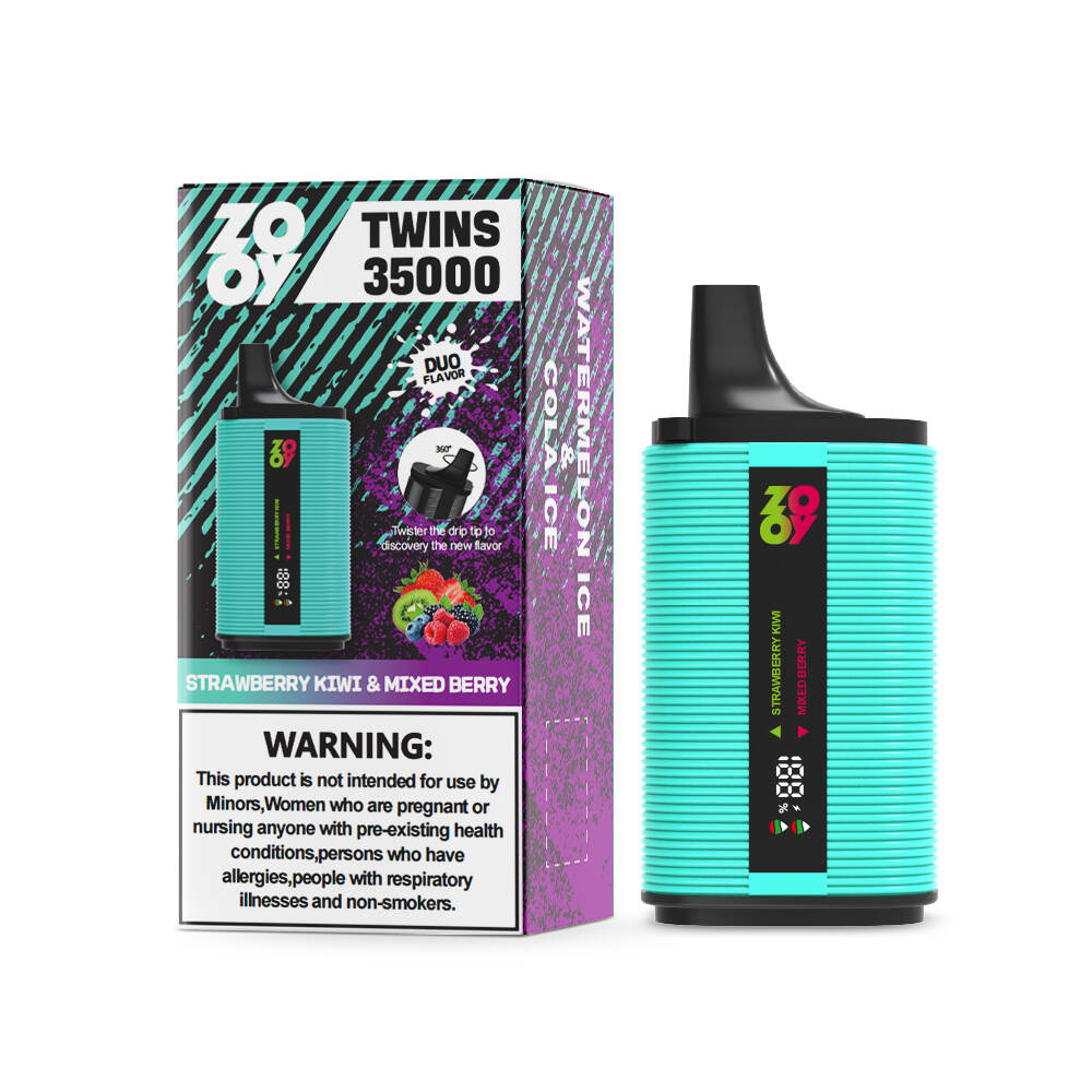 Zooy Twins 35000; Dual Flavovable Doratable Vape; 35000 Puffs Vape Europe; Cewka z cewki siatkowej; Doppelgeschmack E-Zigarerette Kaufen; papieros électronique podwójne zapisanie