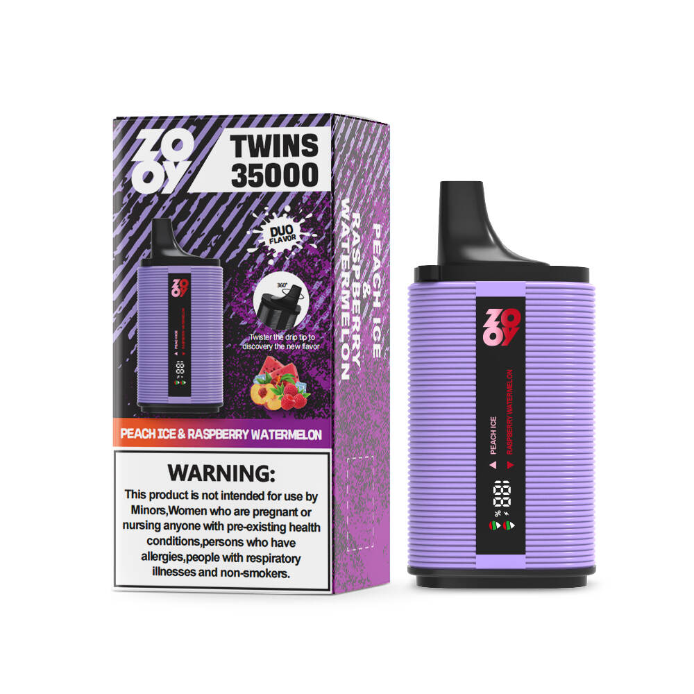 Zooy Twins 35000; Dual Flavovable Doratable Vape; 35000 Puffs Vape Europe; Cewka z cewki siatkowej; Doppelgeschmack E-Zigarerette Kaufen; papieros électronique podwójne zapisanie