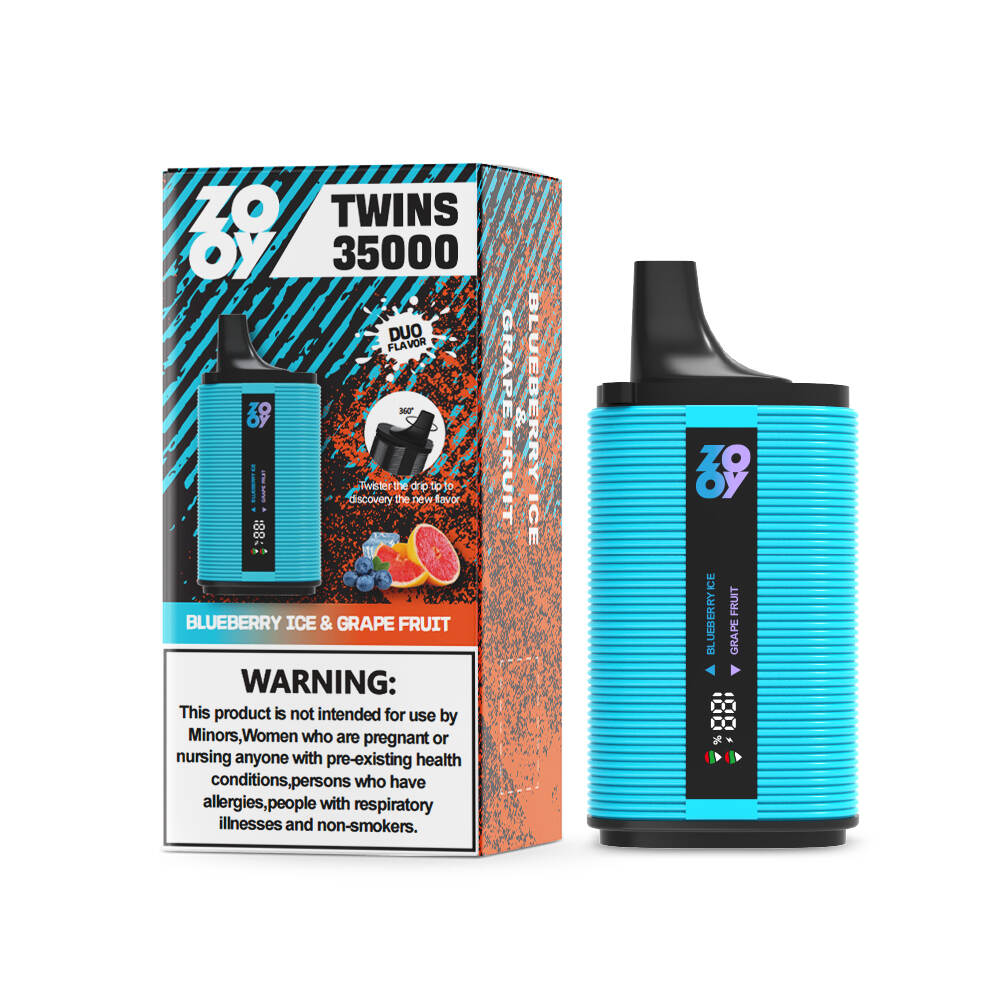 Zooy Twins 35000; Dual Flavovable Doratable Vape; 35000 Puffs Vape Europe; Cewka z cewki siatkowej; Doppelgeschmack E-Zigarerette Kaufen; papieros électronique podwójne zapisanie