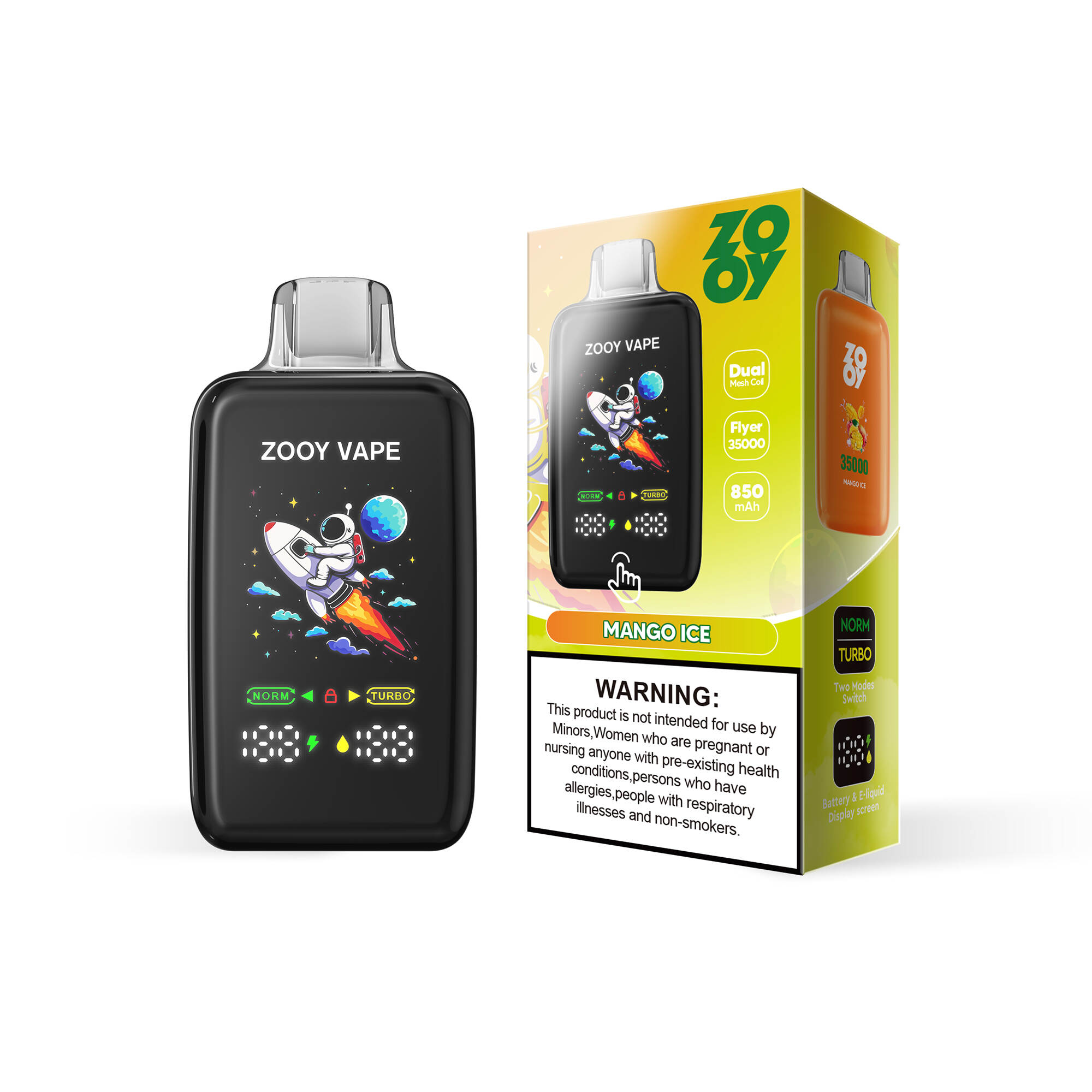 Zooy Flyer 35000; kertakäyttöinen vape; ladattava vape; Säädettävä ilmavirtavape; 35000 Puff Vape; ostaa vape Saksa; Vape EU -varasto; Tyyppi-C Vape; Mesh Coil Vape; Saksan e-savuke