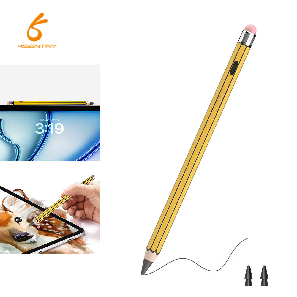 Unique Appearance Octagon Shape 2 in 1 Tablet Stylus With Magnetic ...