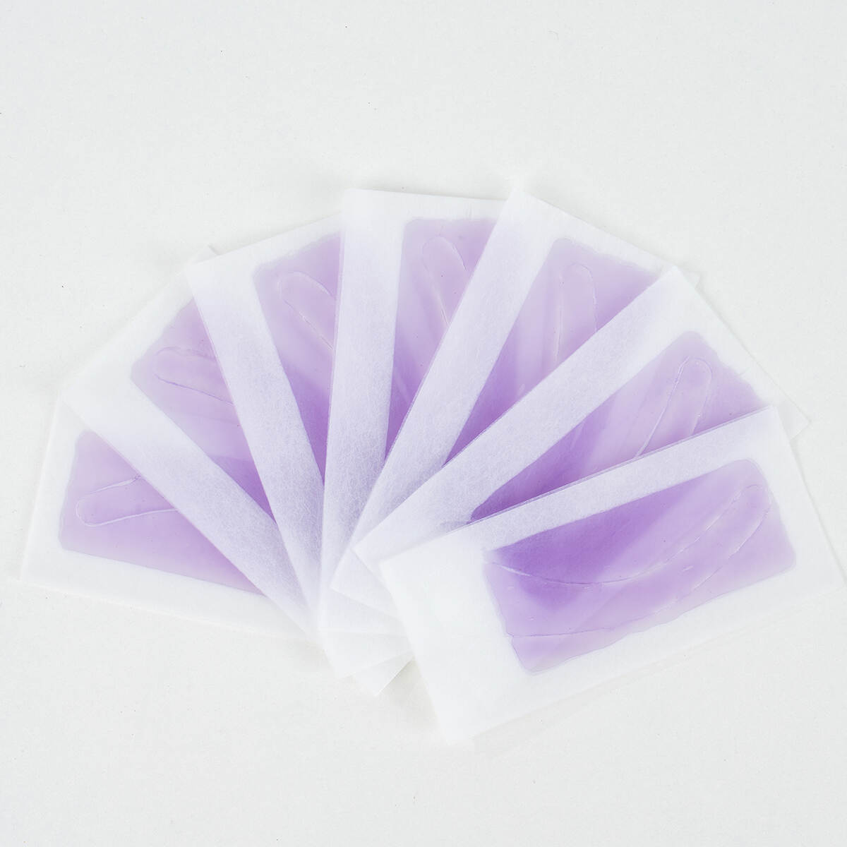 eyebrow wax strips, brow shaping strips, facial waxing strips, hair removal strips