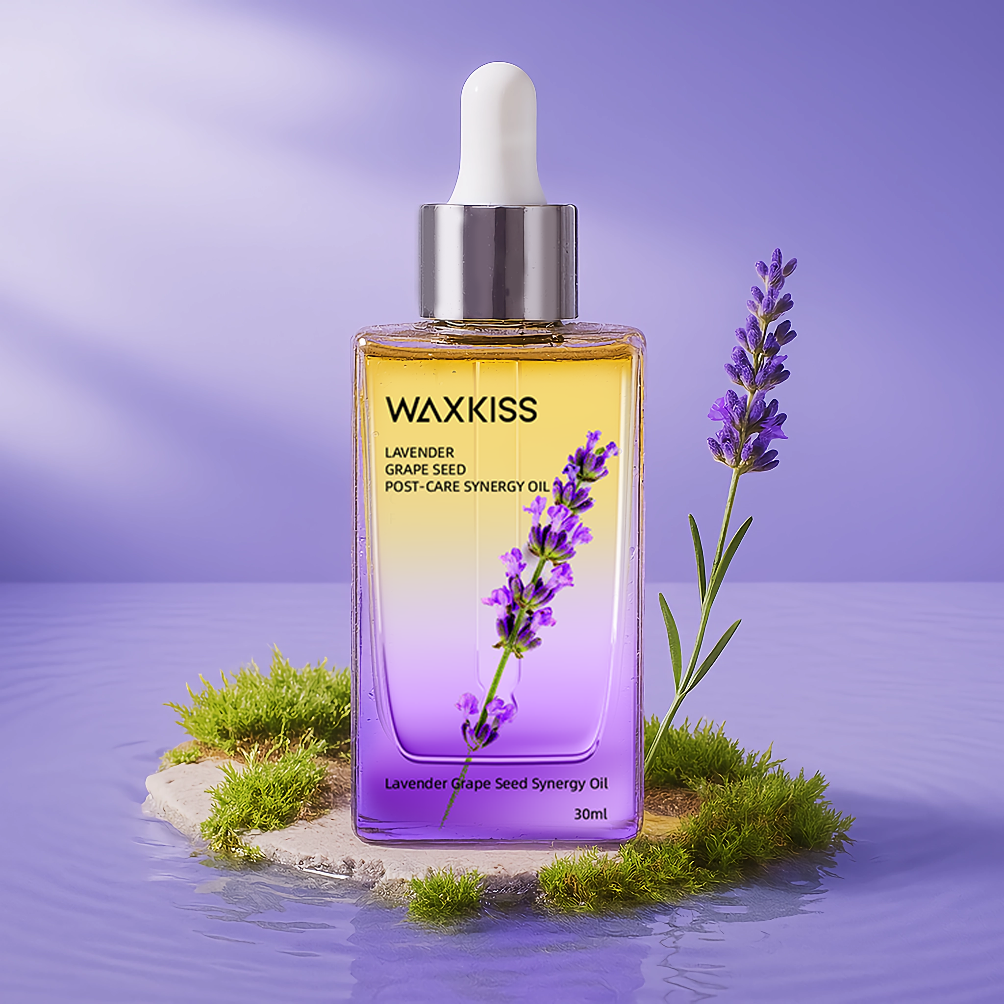 ラベンダー＆グレープシードポストケアシナシーオイル30ml、手のホットワックストリートメント、ホットワックスハンドセラピー、ホットワックスマシン用ワックス