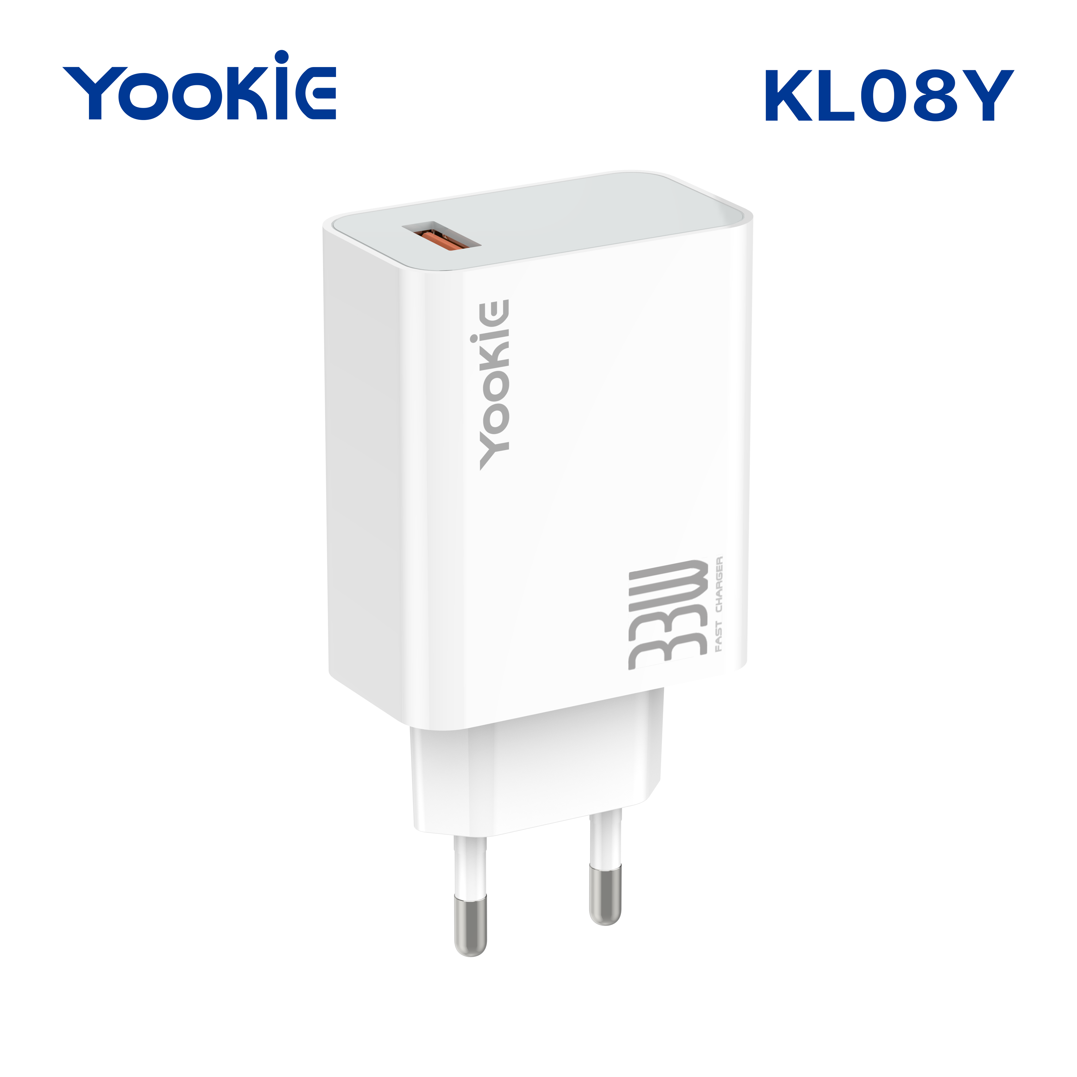 YooKiE KL08Y 33W EU Fast Charger | PD+QC | Xiaomi Fast Charge Supported