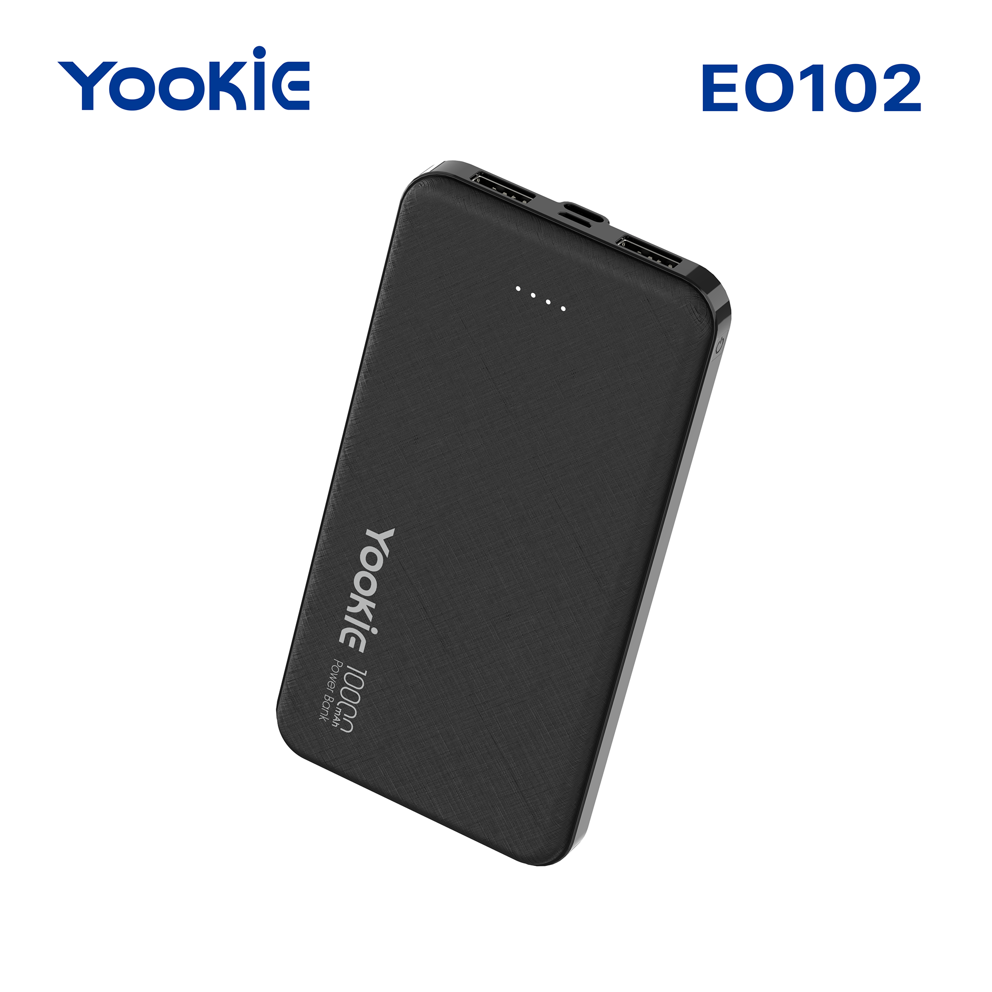 YooKiE EO102 10000mAh Power Bank | Dual USB Output | Charge 2 Devices Simultaneously