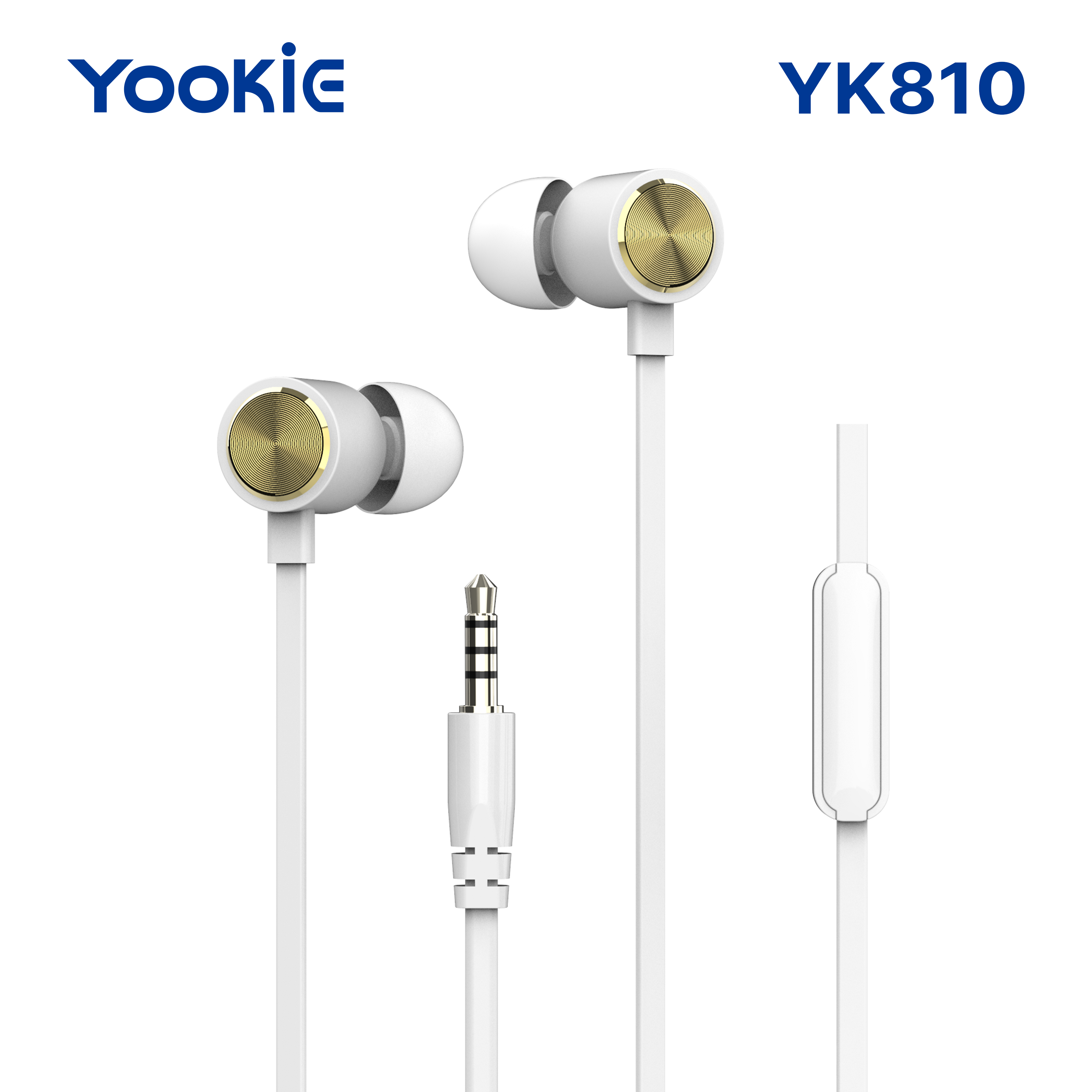 YooKiE YK810 Wired Earphones | HD Stereo | Mic | 10mm Drivers