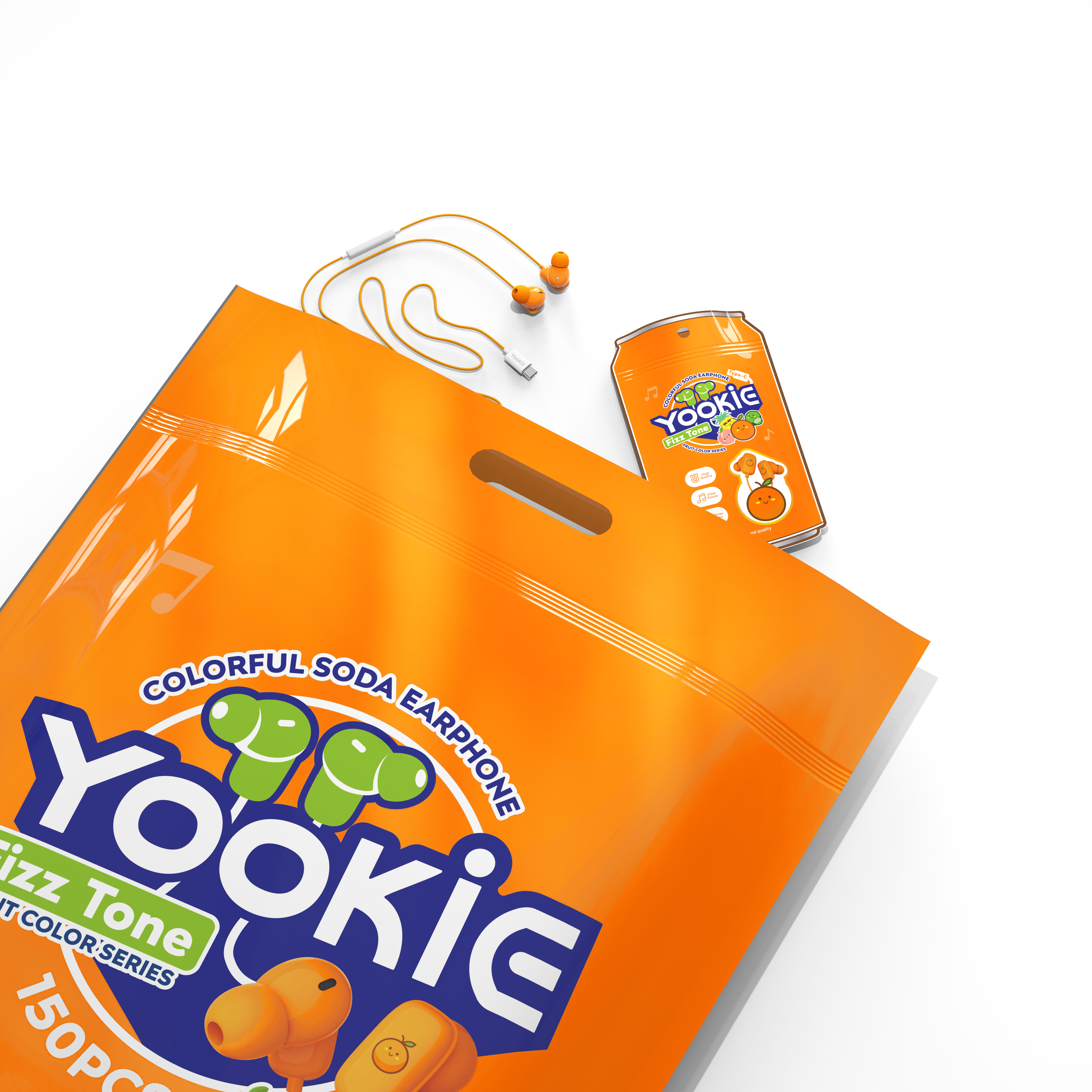 YooKiE FIZZ TONE Type-C Wired Earphone
