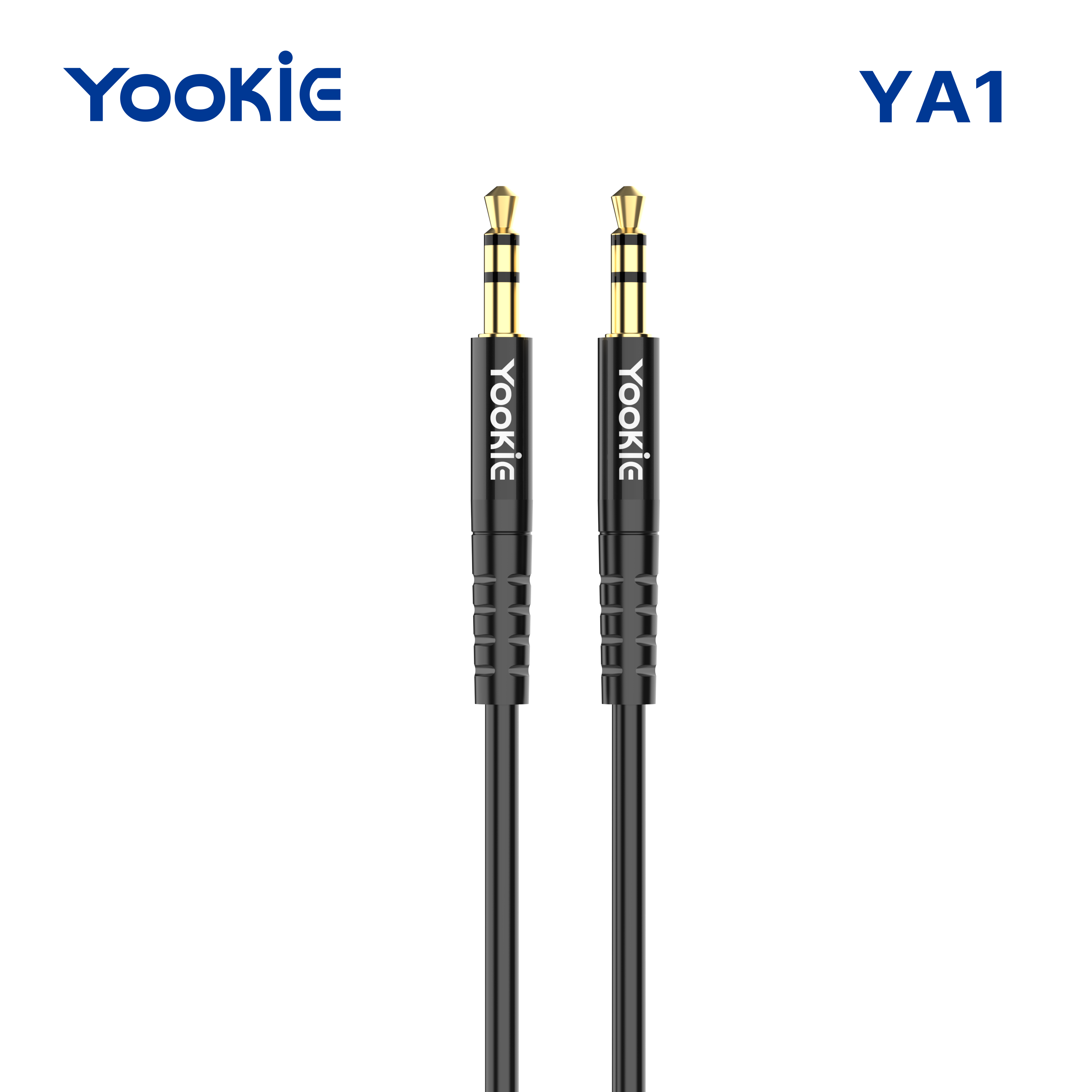 YooKiE YA1 3.5mm AUX Audio Cable | 1M TPE Cord | Universal Audio Output