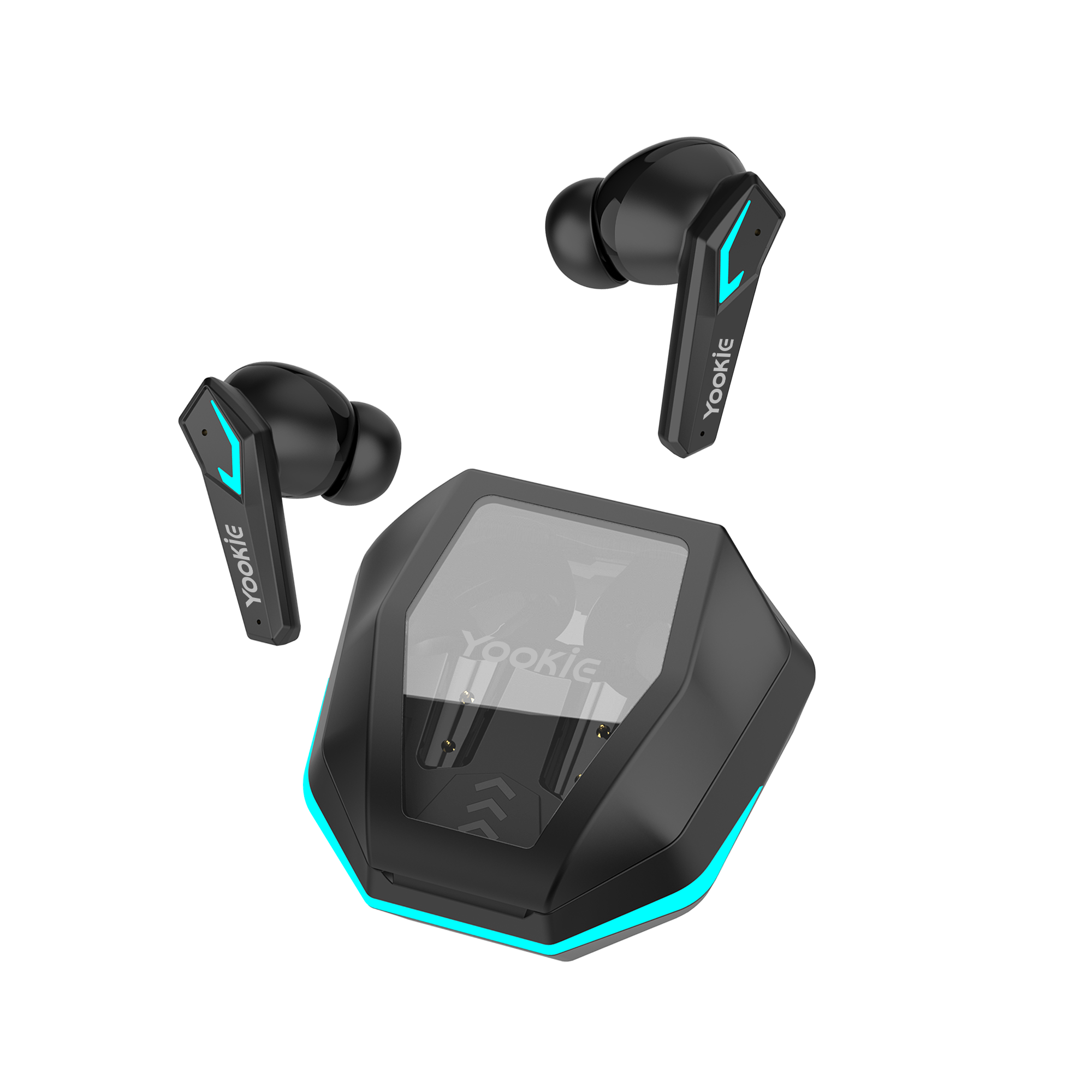 YooKiE GM12 4 Mic ENC Gaming TWS Earphones