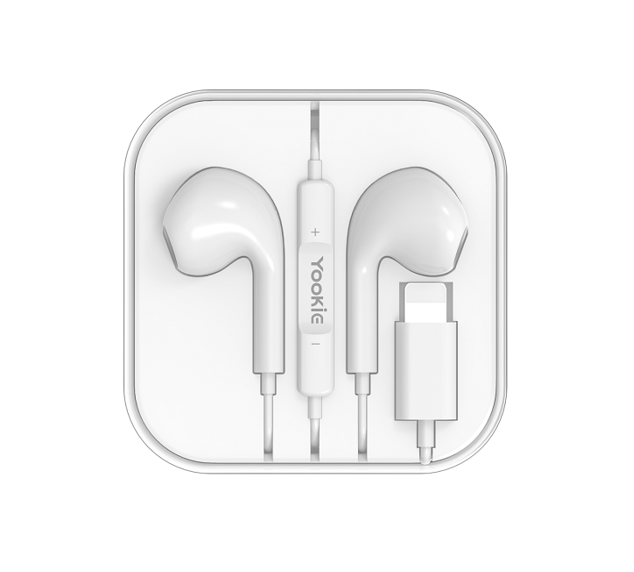 YooKiE EL03 3.5mm/IPH/Type-C Semi In-ear Wired Earphone