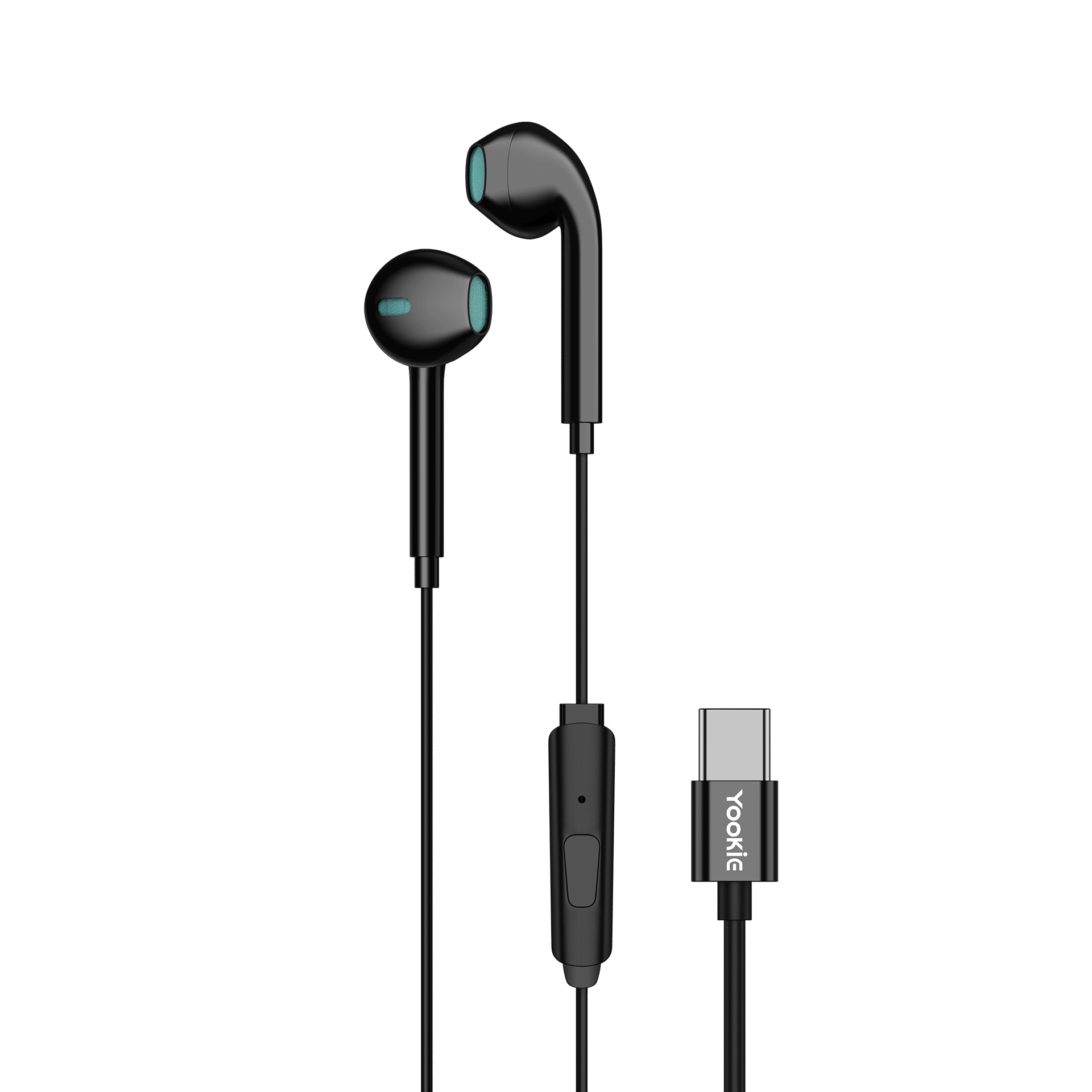 YOOKIE YTL09 Type-C Semi-In-ear Wired Earbuds
