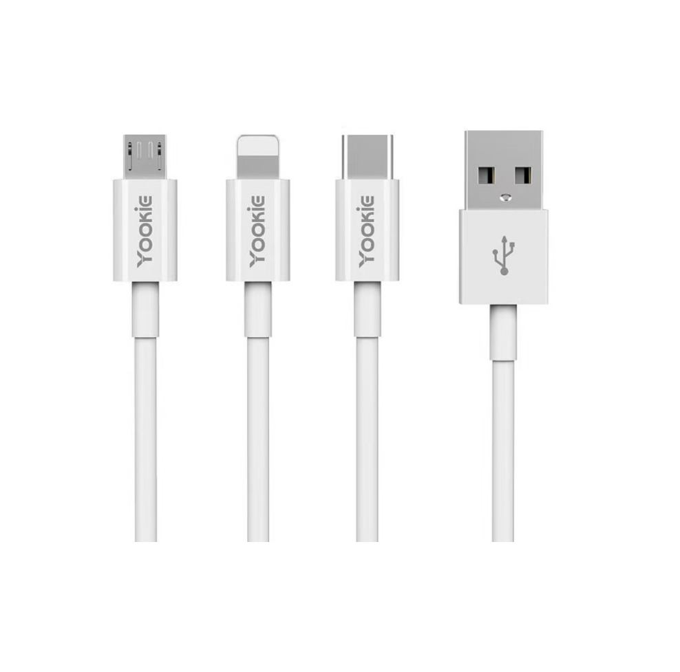 YooKiE CB1 Universal Data Cable (1M/2M/3M)