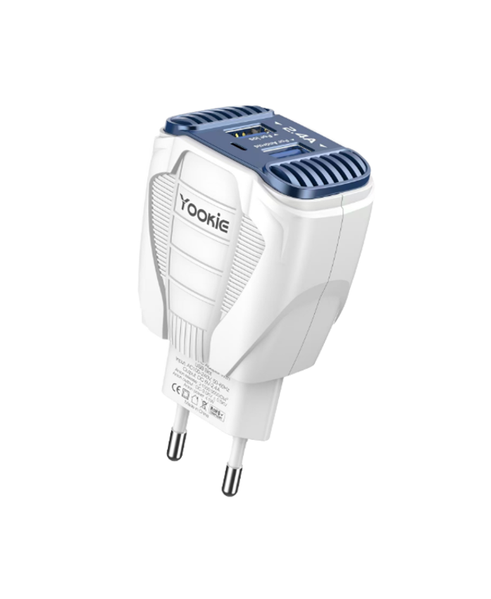 YooKiE KI29Y Air Purifier Dual USB Fast Charger
