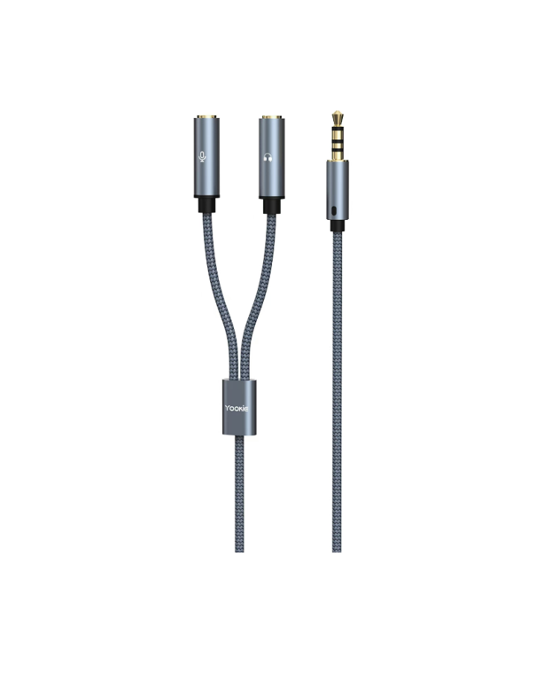 YooKiE YA17 3.5mm Dual Ports Audio Cable