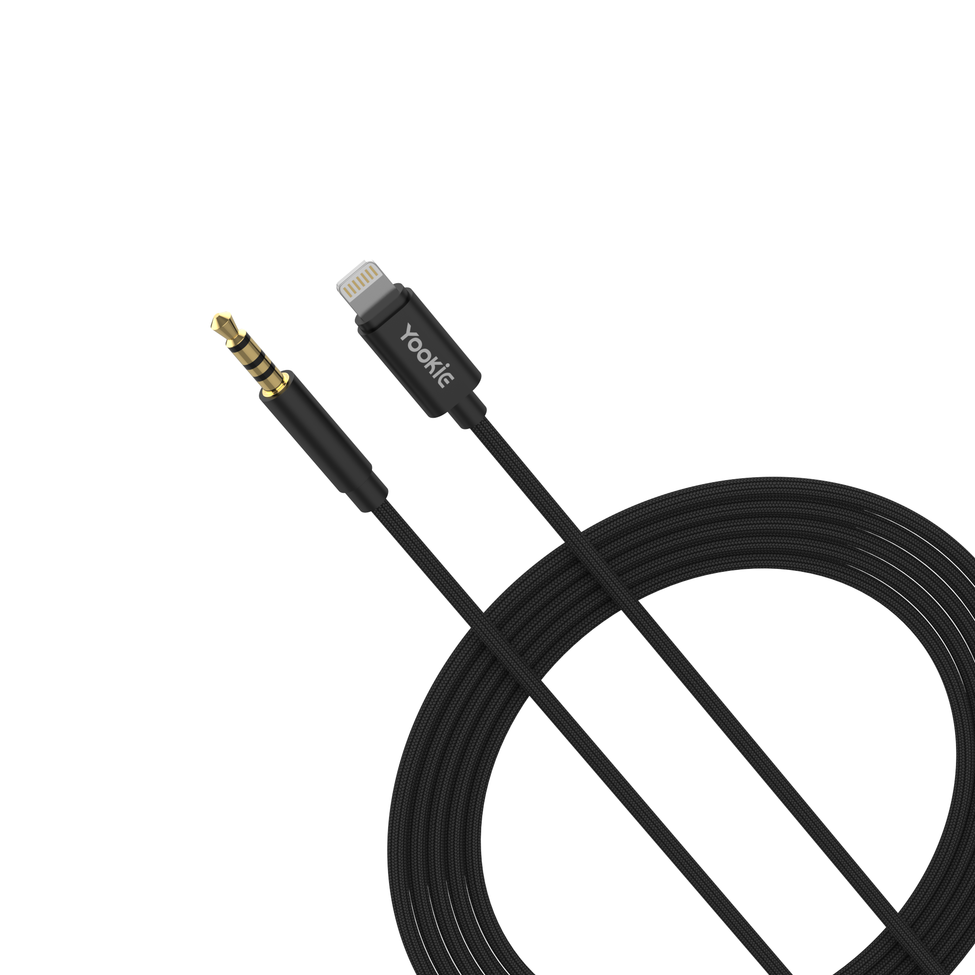 YooKiE YA18 Dual-Port AUX Cable | Type-C & Lightning to 3.5mm | 1M