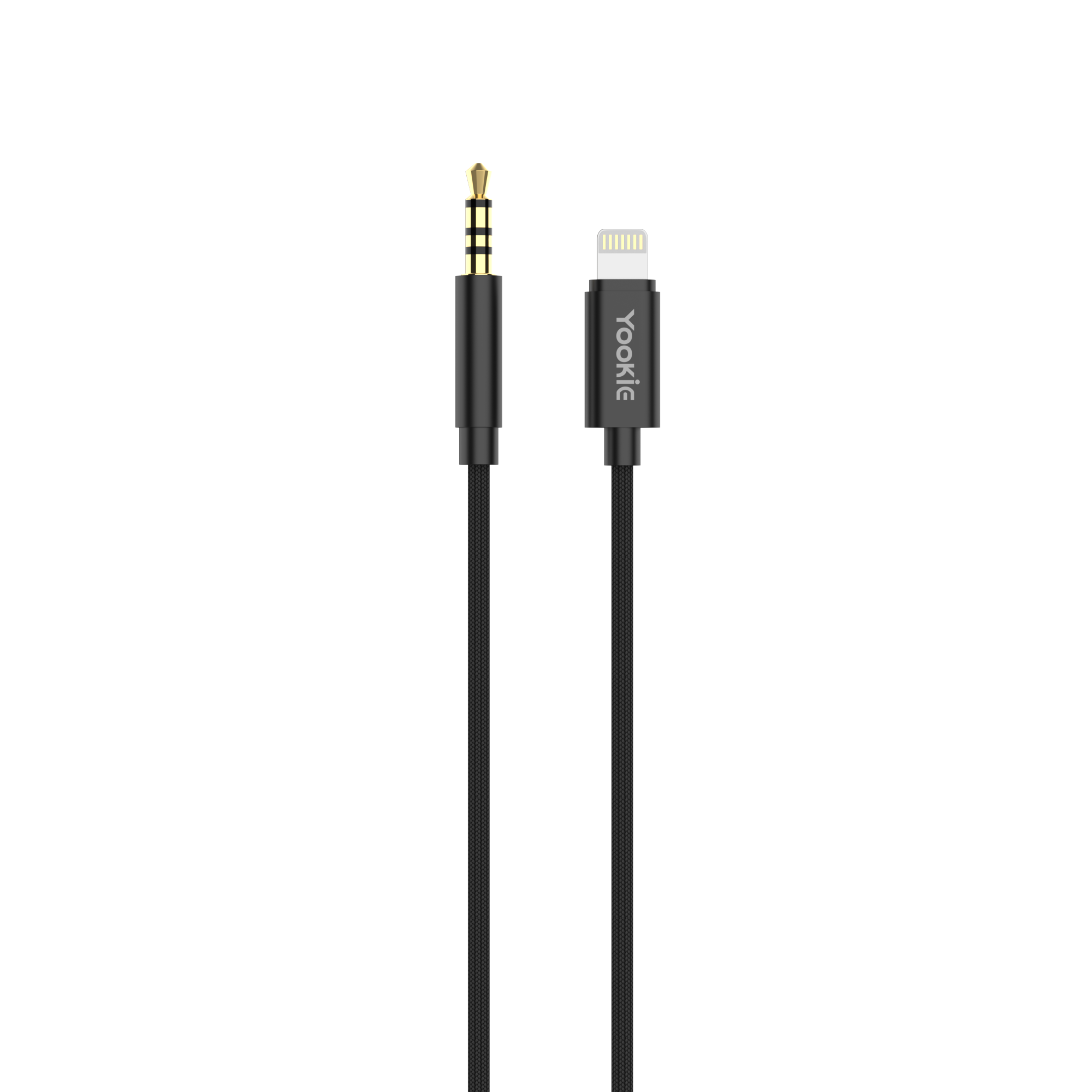 YooKiE YA18 Dual-Port AUX Cable | Type-C & Lightning to 3.5mm | 1M
