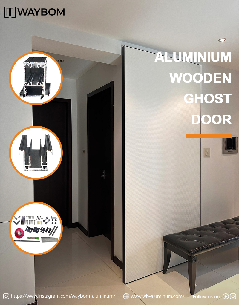 45 Aluminium-Wooden Ghost Door: The Invisible Star of Sleek, Functional Spaces
