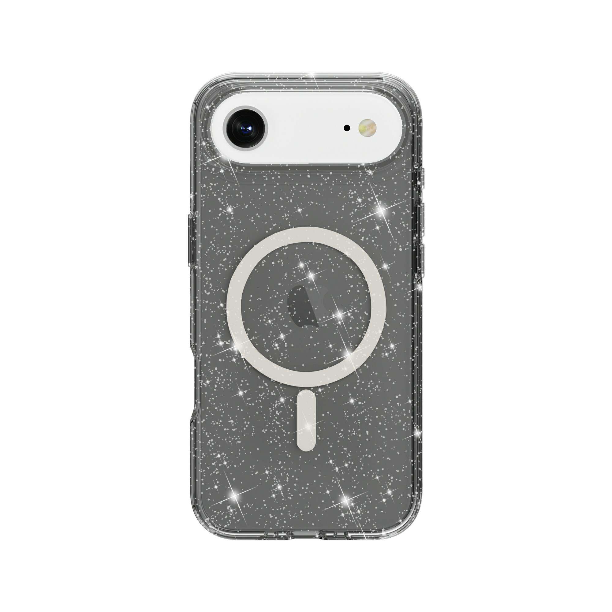 Прозрачный блестящий чехол с магнитом для iPhone 17 с сертификацией испытания на падение 3M, чехол-копия для мобильного телефона