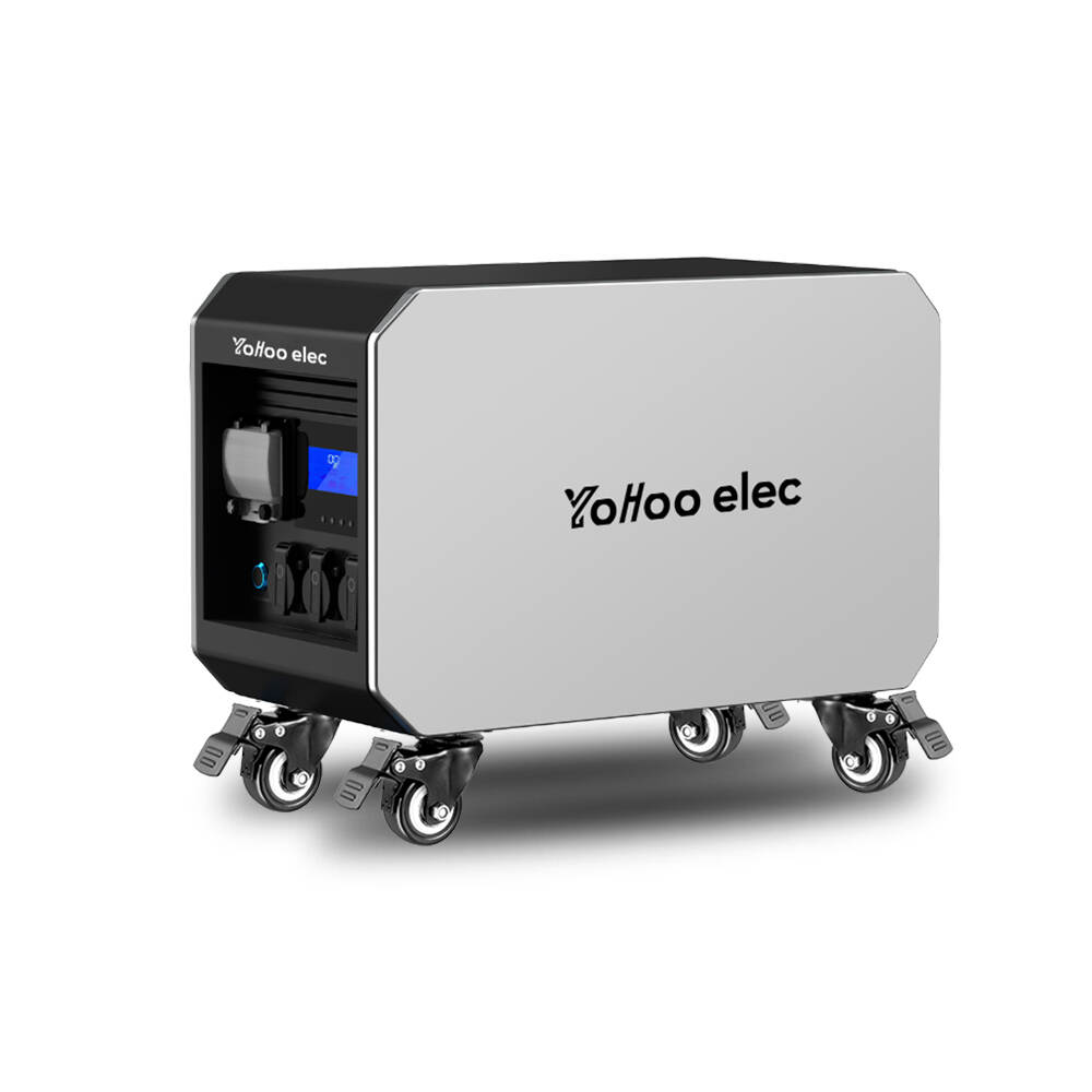 Yohoo Elec 5Kw Inverter + 4.8Kwh Mobile Energy Storage All-In-One Trolley Storage System