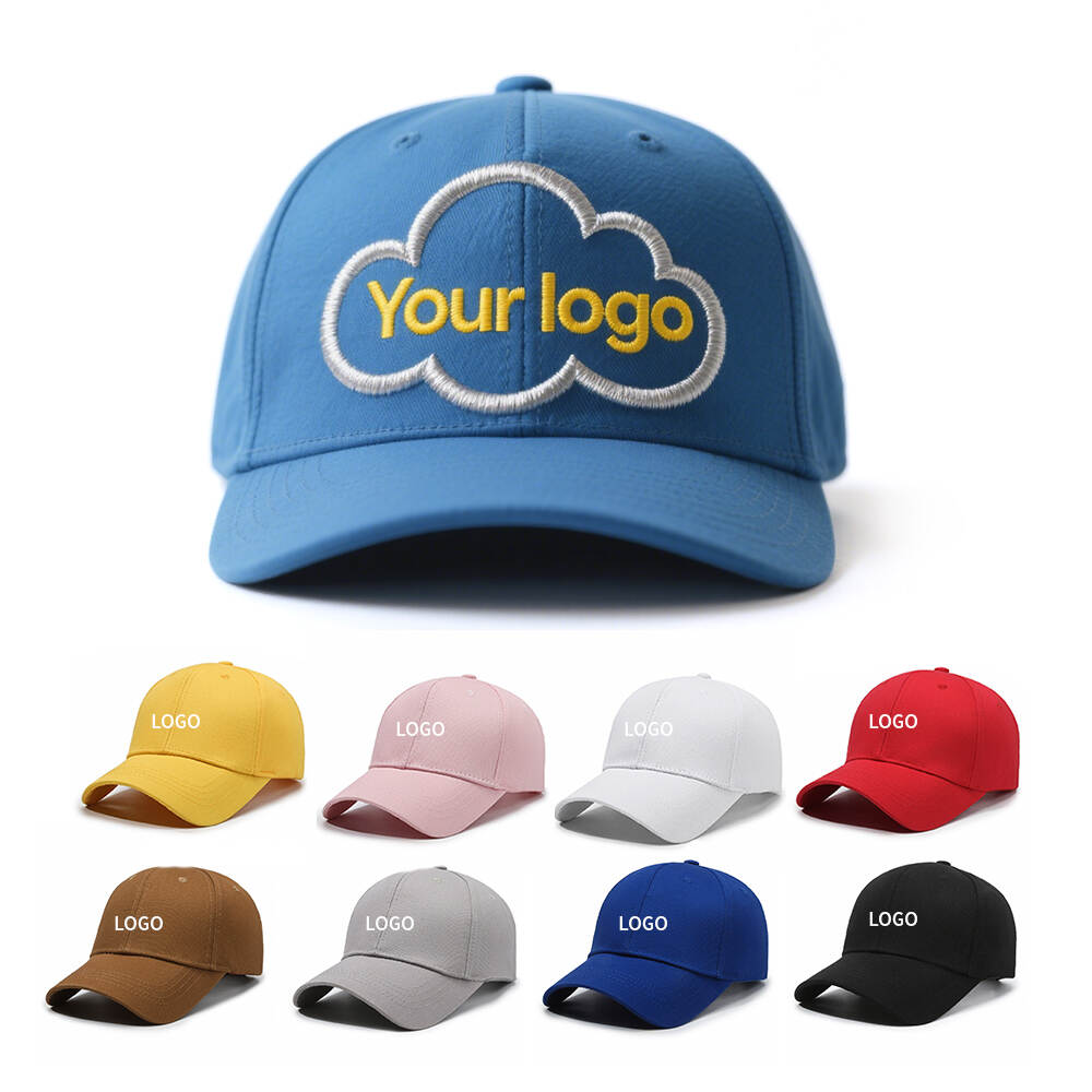 Custom cotton LOGO baseball cap embroidery trucker hat factory direct sales