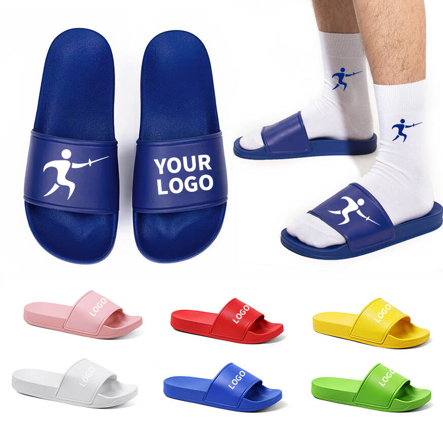2025 New Custom slippers and Socks Set Small Batch Team Customization