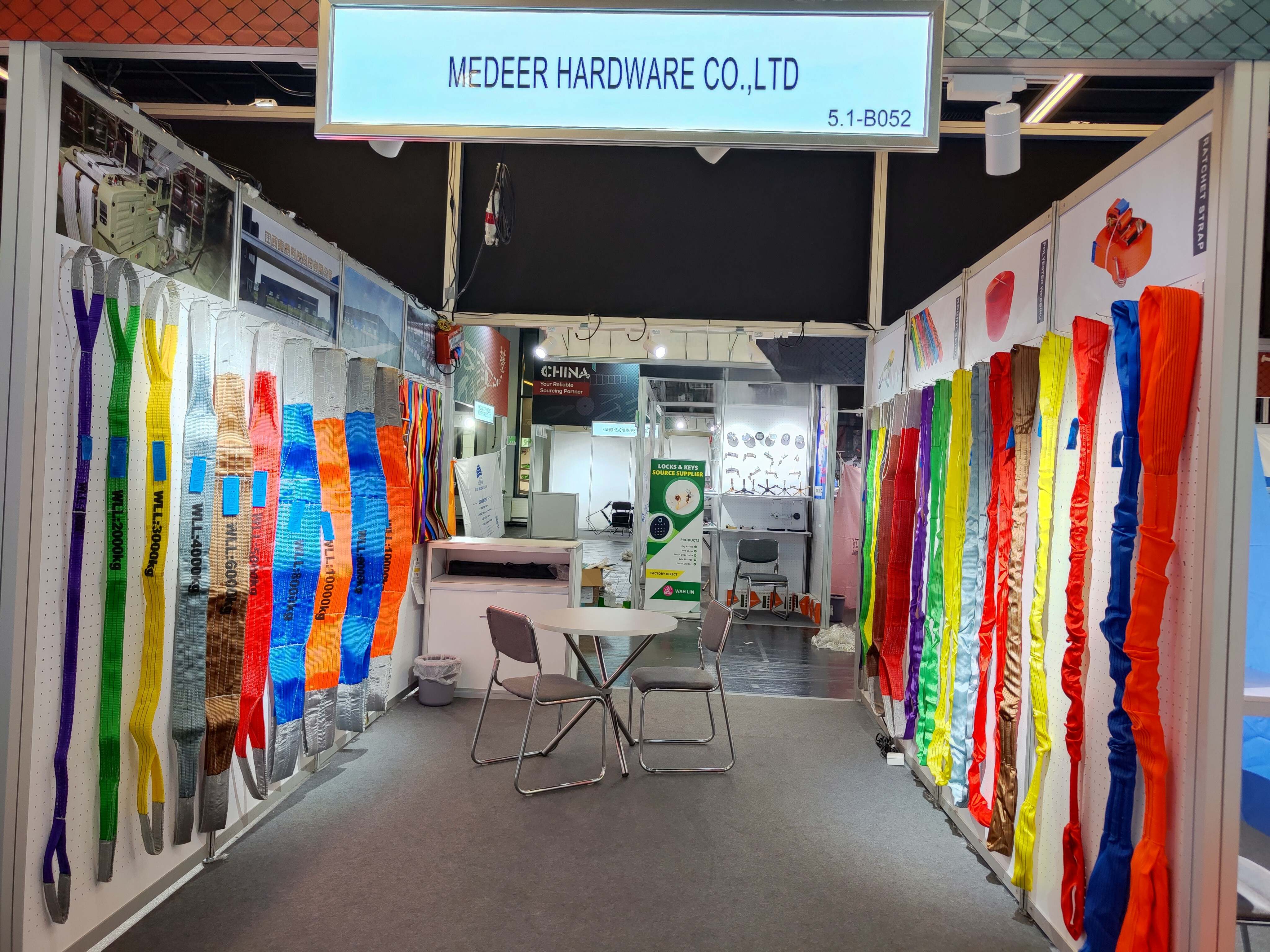 Our Company Shines at the 2024 Cologne International Hardware Fair, Featuring Innovative Industrial Lifting Straps