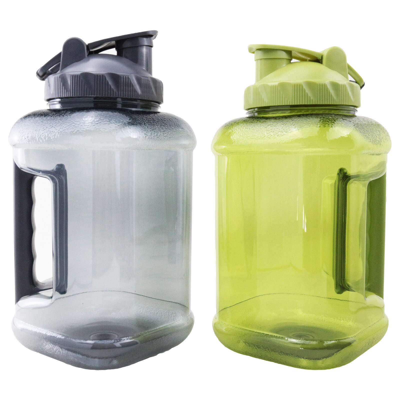 2.5L Outdoor Water Container Large Capacity Water Jug Plastic Clear Sports Water Bottles for Camping Travel