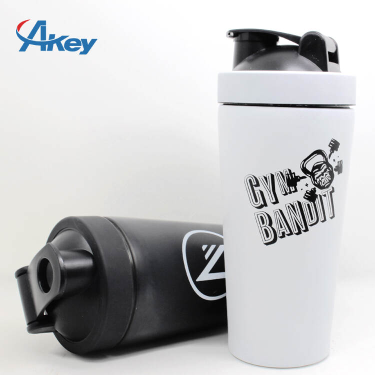 Stainless Steel Water Bottle with Scale Customizable Logo 800ml Shaker Sports Water Bottle BPA-free Thermos
