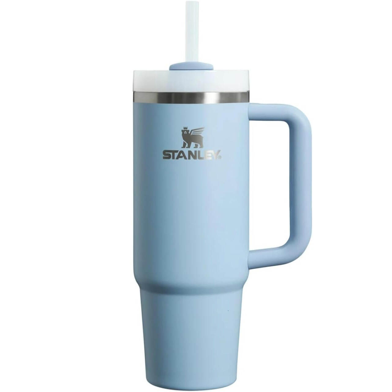 1200ML Car Thermos Cup Large Capacity with Handle and Straw Insulated 24 Hours Leakproof Durable Reusable Stainless Steel Bottle