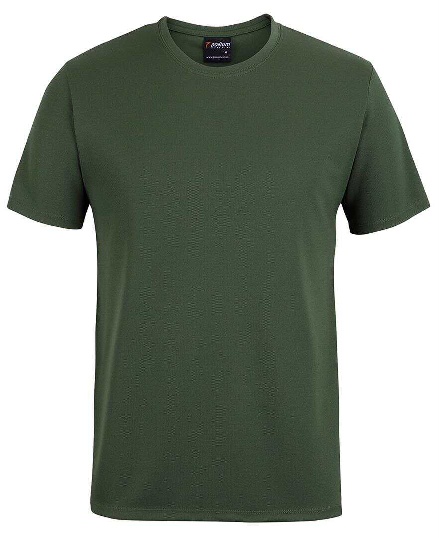 Poly Sports Tee: Sweat - Slaying Polyester for Intense Workouts & Casual Cool