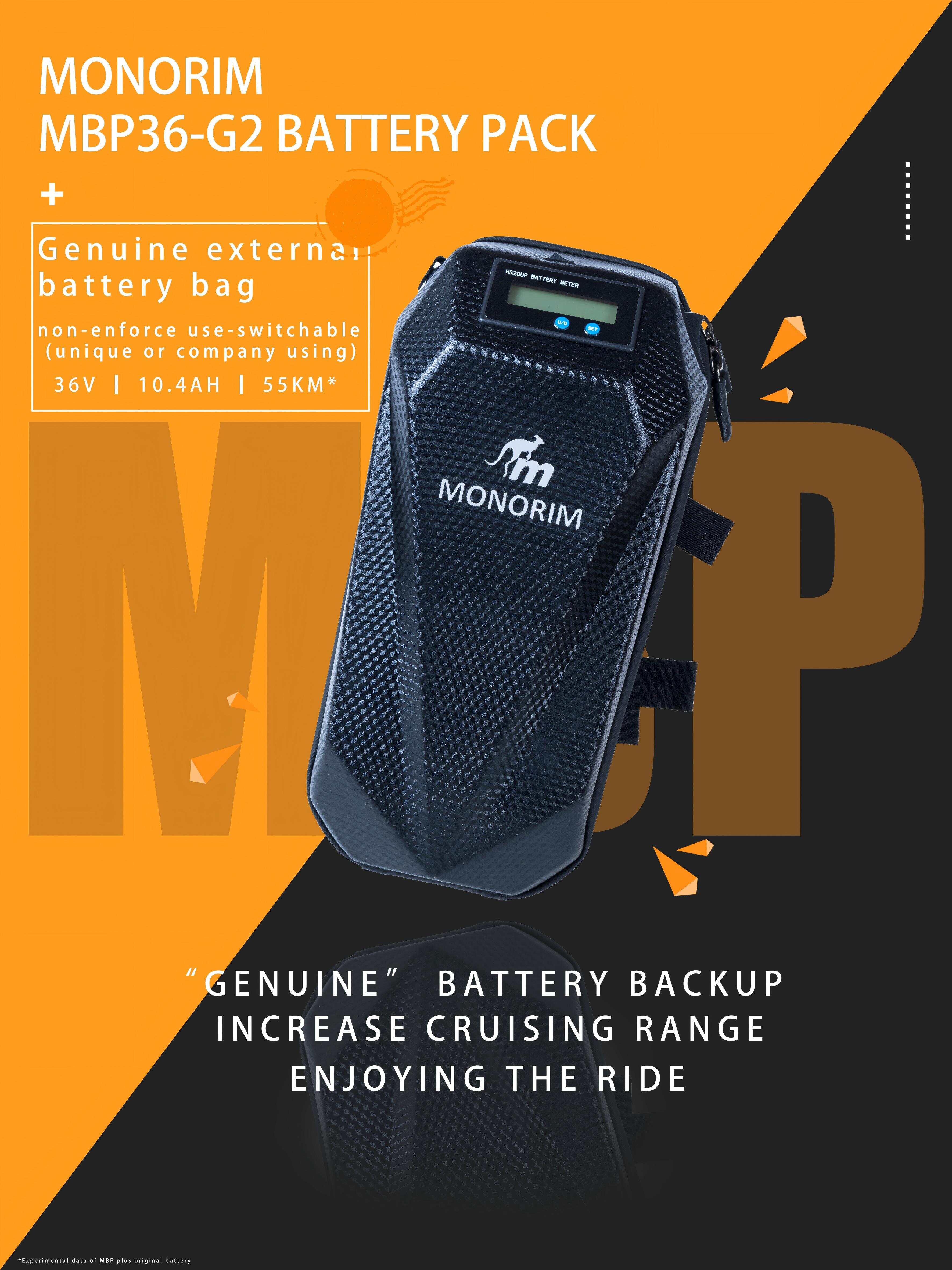 monorim MBP36-G2 external battery bag 2025year special for segway G2max 36v