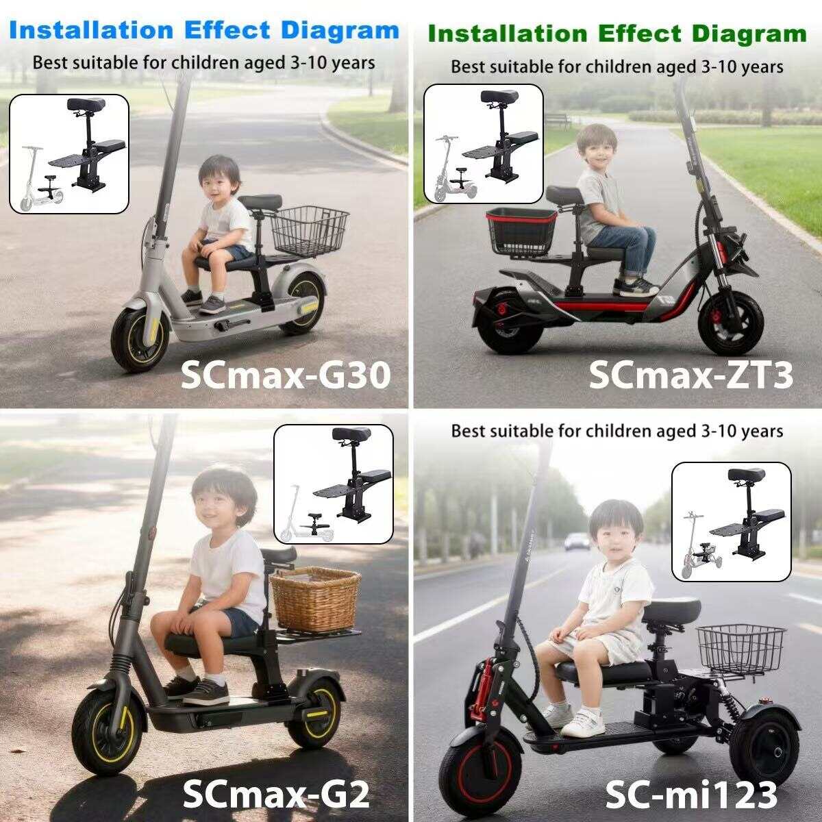 Monorim SC-segway world unique seat care driving seat special for Segway maxG30 D/E/P/DII LEII/LD/LE/LP e-scooter