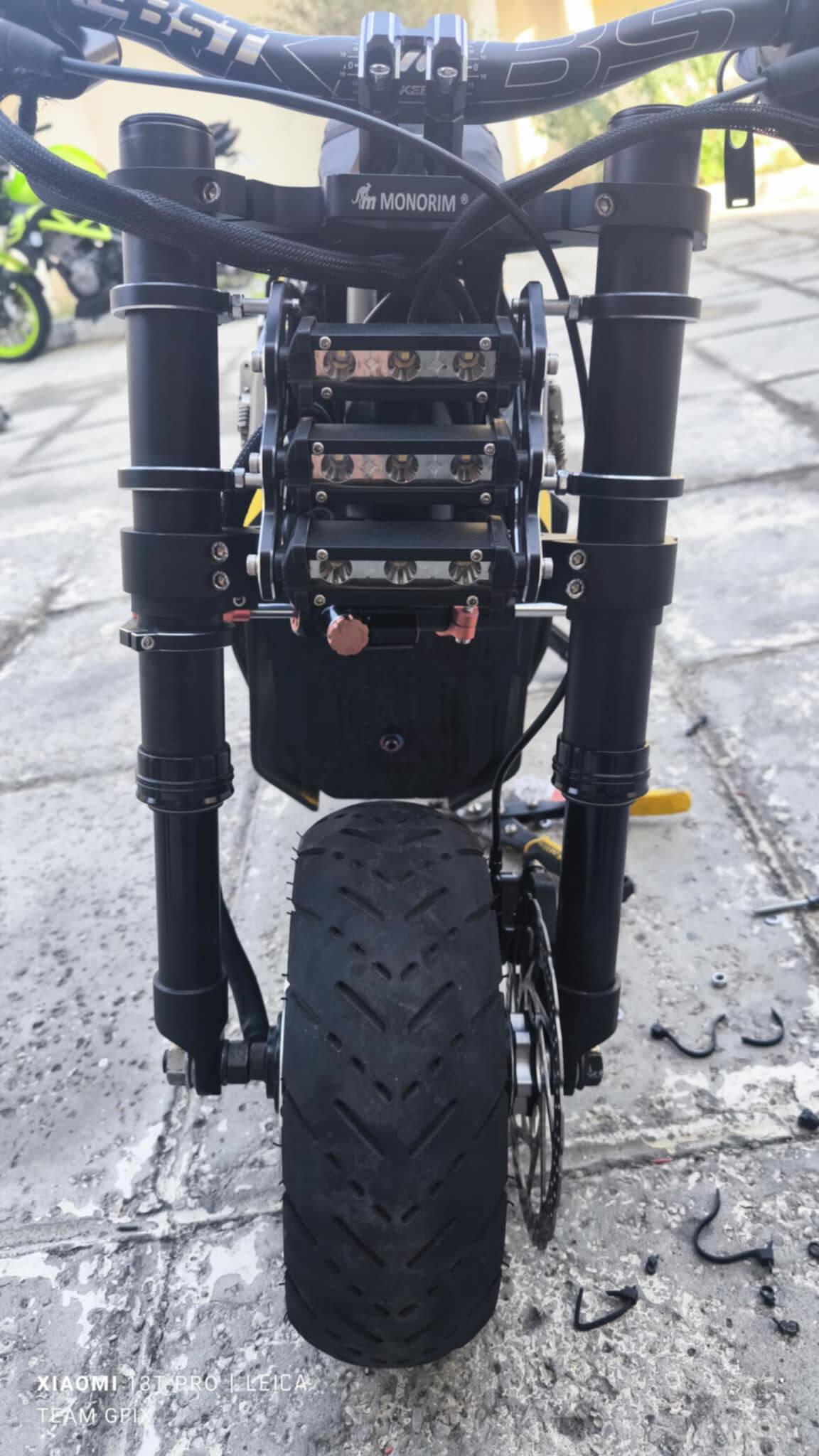 Reinforced 206width Hole to Hole , Md0 pro Coil/spring version complete kit  for Build customized Fiido model