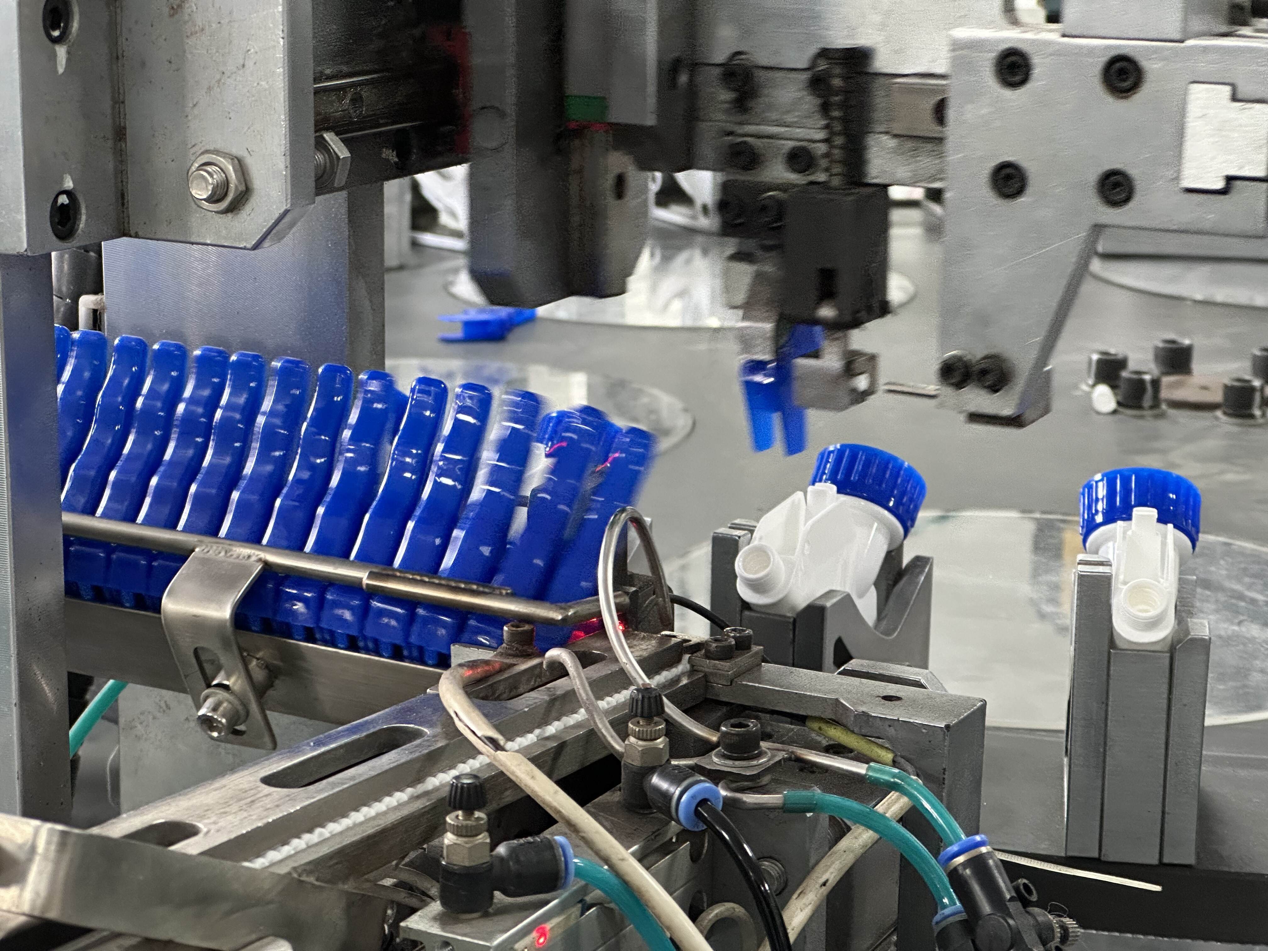 trigger Sprayer Assembly machine,automated machines,automated assembly equipment,custom automation assembly machines