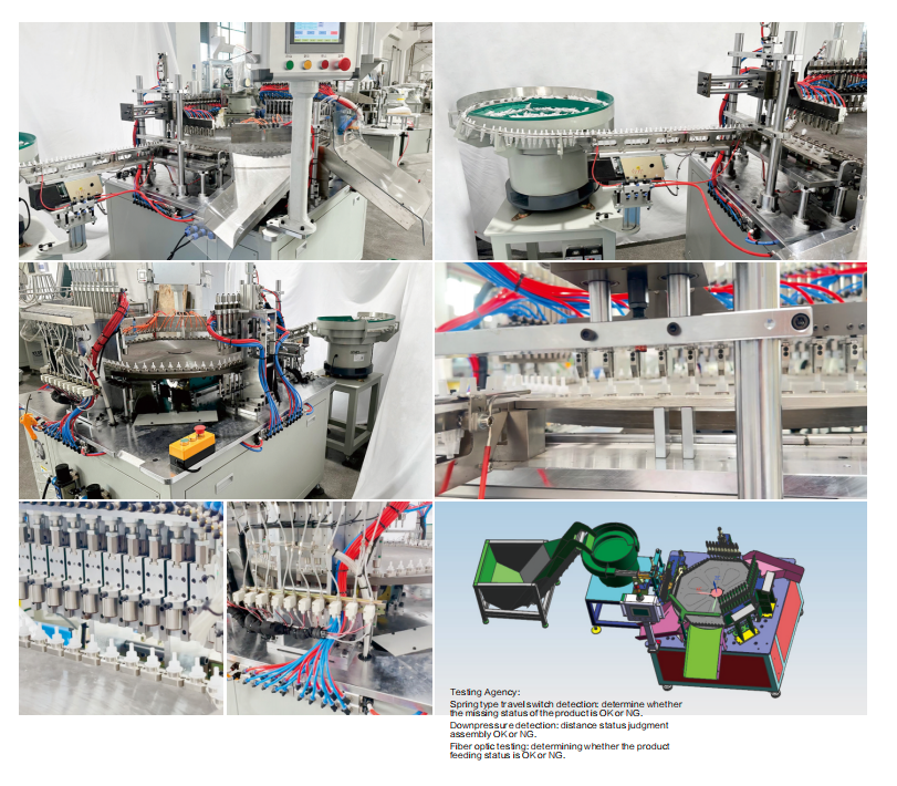 SR-MSM-03 Pump Core 10 Station Inspection Machine