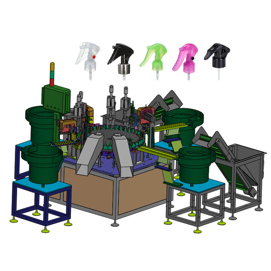 Automated assembly machines, machine design suppliers, after-sales service, China machine customization