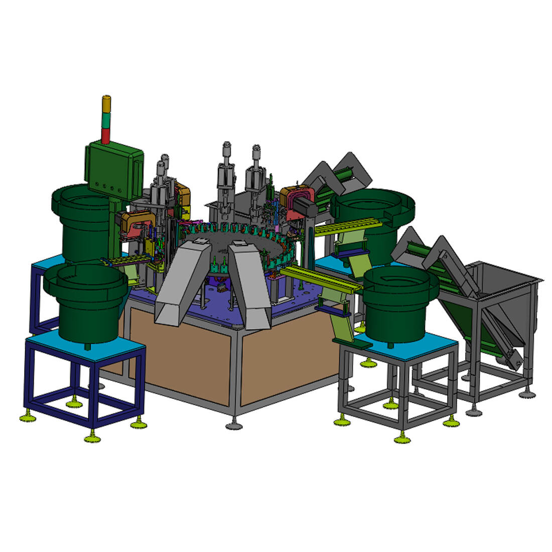 Automated assembly machines, machine design suppliers, after-sales service, China machine customization