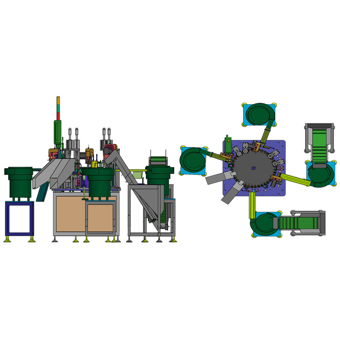 Automated assembly machines, machine design suppliers, after-sales service, China machine customization