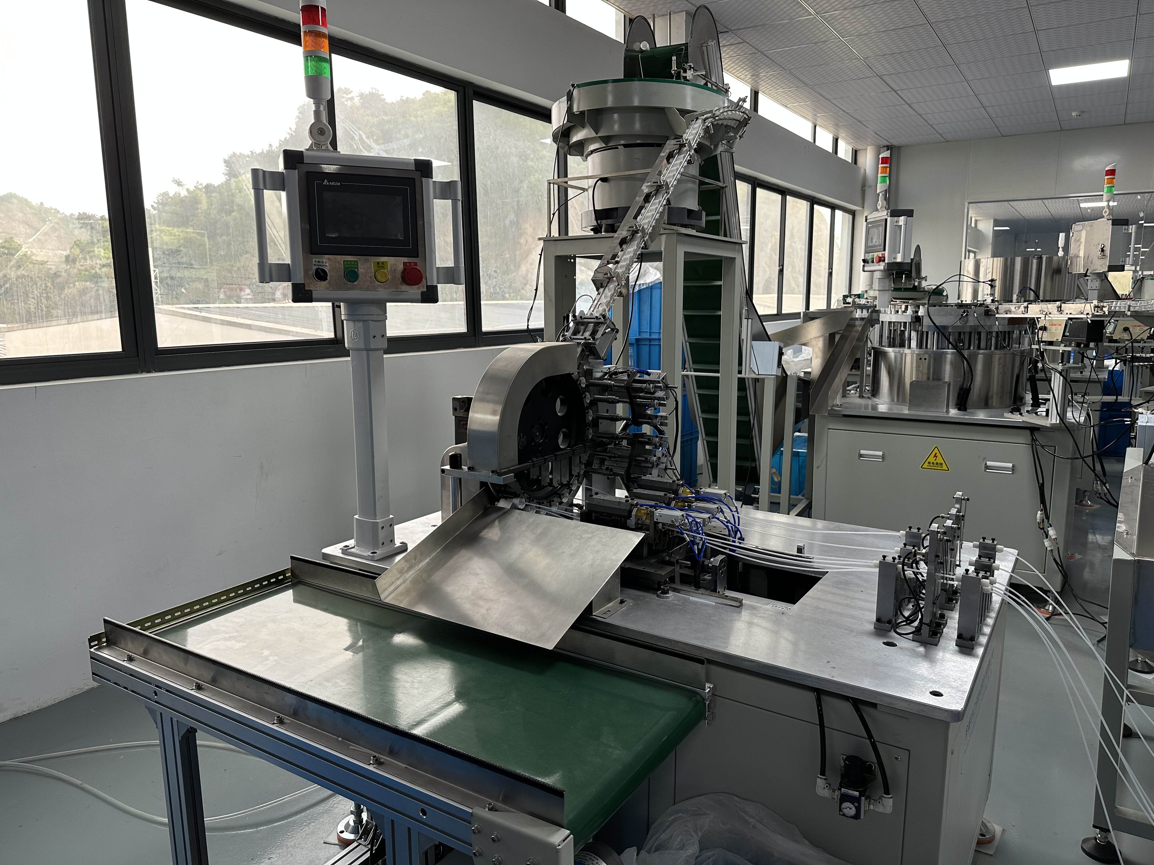 SR-MSM-08 6-Position Tube Insert Assembly Machine