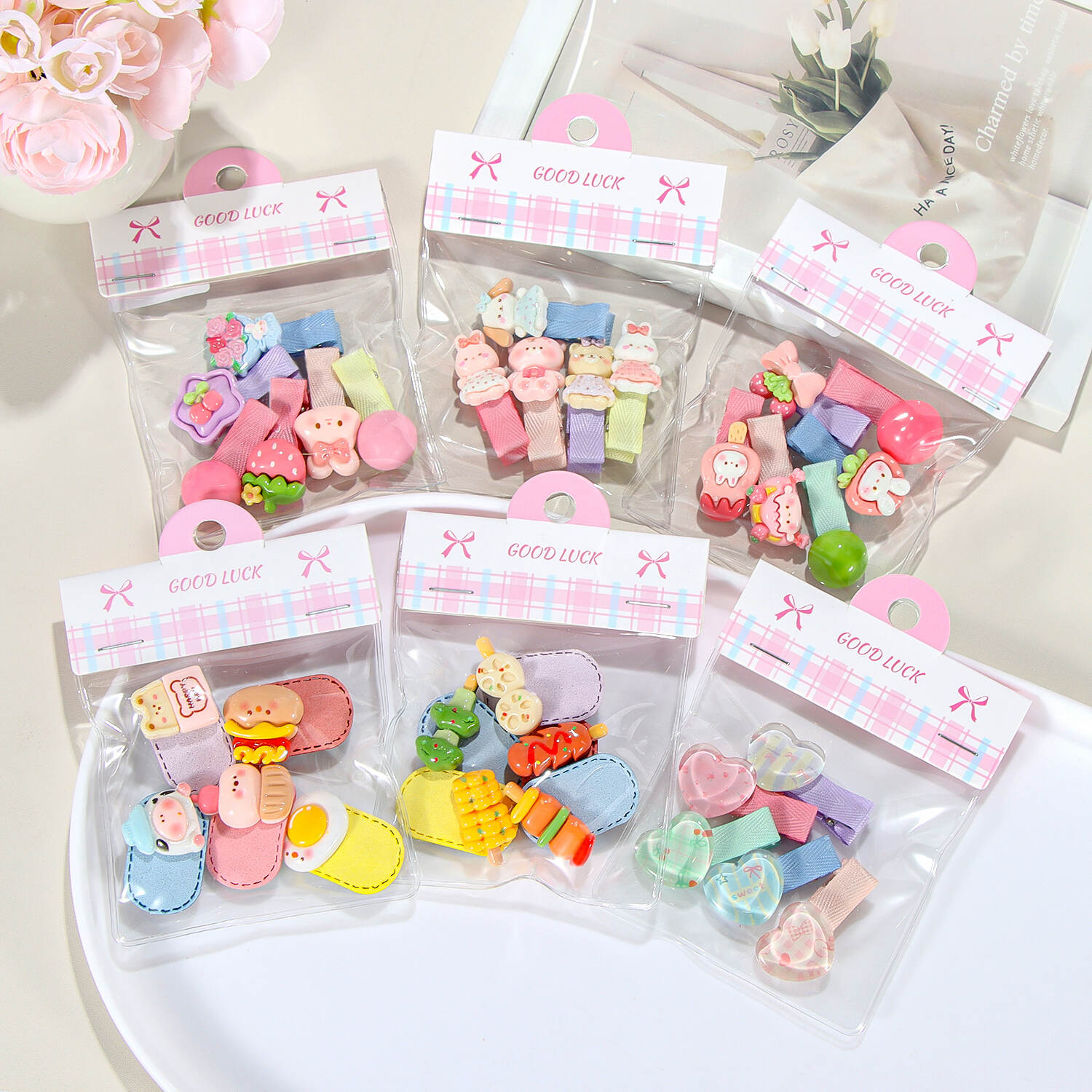 Hair tied rubber band elasticity for girls and children's hair ring headdress baby disposable small head rope hair rope