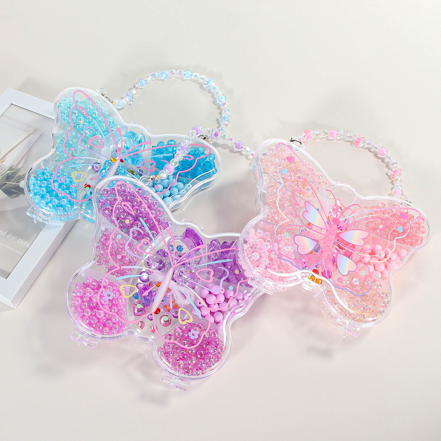 12 DIY beaded children's handmade bracelets kindergarten play set girls toys agency redemption gifts