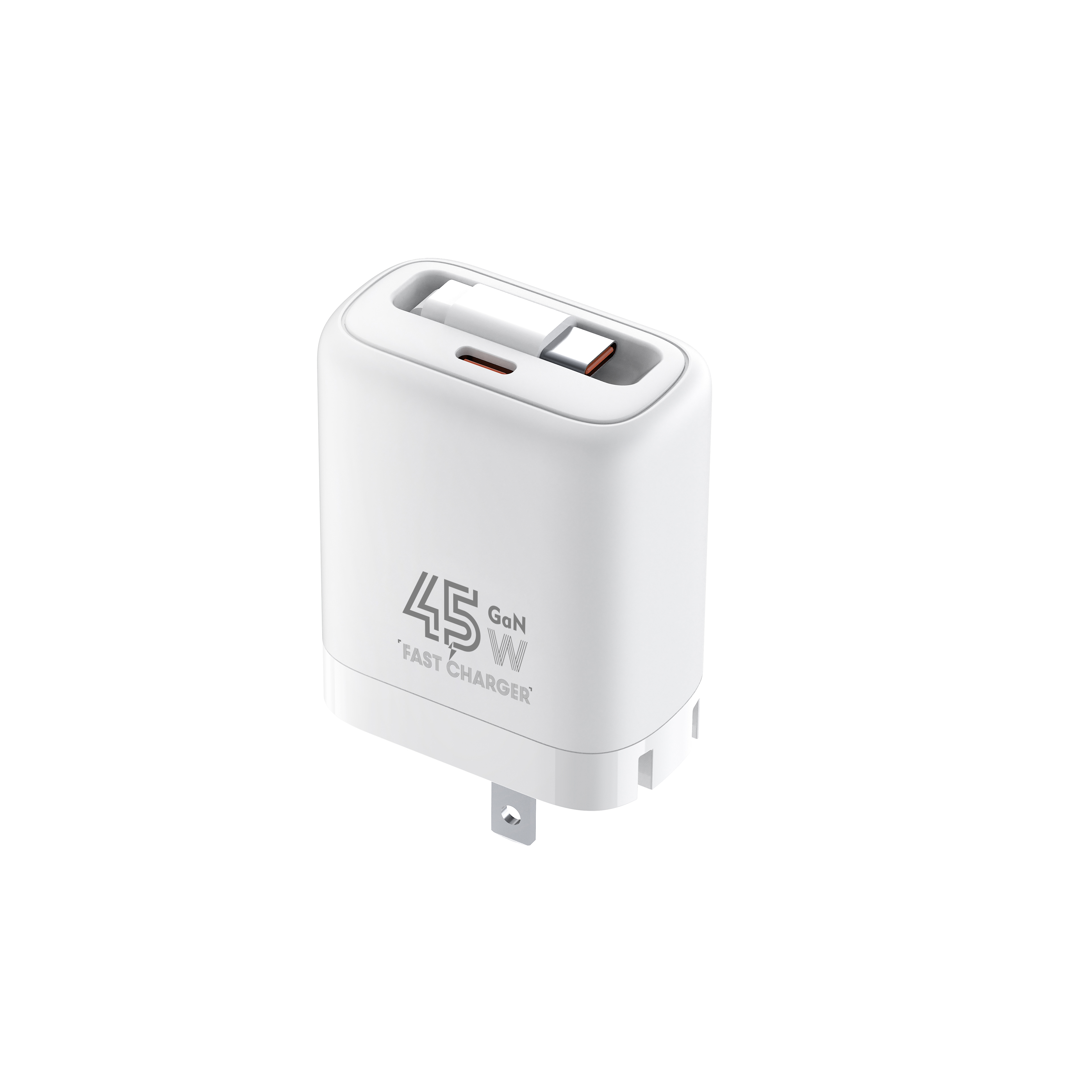 Fast Charger Regular Fast Charger with Retractable Cable -US Standard