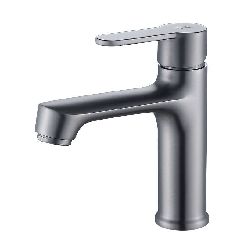 Brass chrome single cold bathroom basin faucet-986027QH
