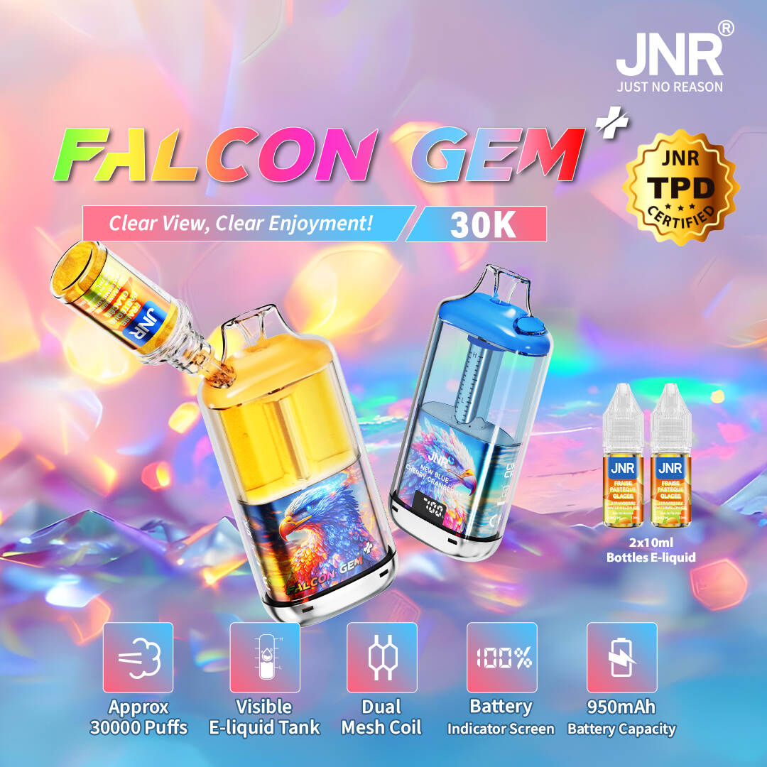 Jnr Falcon Gem⁺, Jnr Falcon GEM⁺ 30K, JNR Site Offifil, Jnr Vape, Jnr Vapes, Po prostu bez powodu Vape, po prostu bez powodu, bez powodu, hurtowa jnr vape, jnr vape en gros, bulk rzędu jnr jednoznaczne, achat en gros puff jnr, fournisseur puff, papierosek.