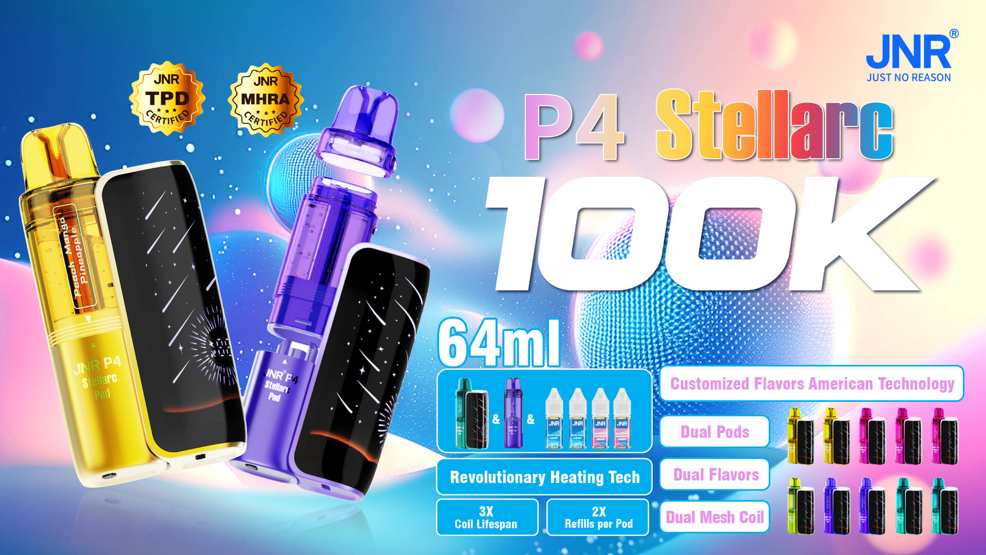Jnr 100k P4 Stellarc: o melhor sabor duplo de malha dupla de dupla malha