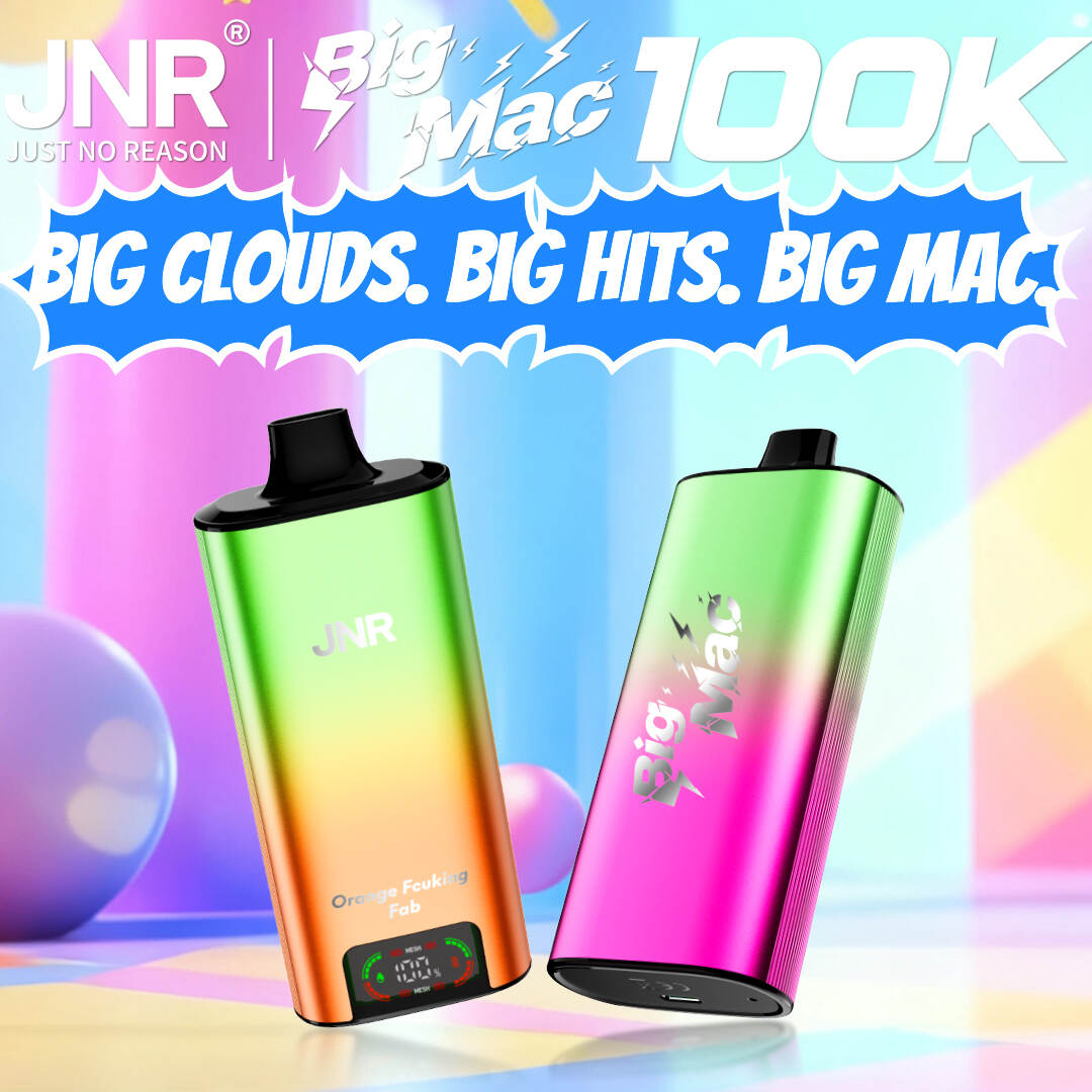 JNR Big Mac, JNR Big Mac 100K Puffs, jnr site officiel, jnr vape, jnr vapes, just no reason vape, just no reason, jnr just no reason, grossist jnr vape, jnr vape en gros, bulk order jnr disposable, achat en gros puff jnr cuff, four cuff, four cuff, puff, jnr puff grossiste, puff jnr en gros, jnr vape grossist