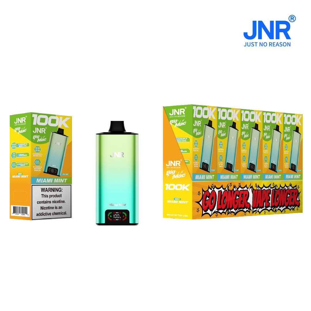 JNR Big Mac, JNR Big Mac 100K Puffs, jnr site officiel, jnr vape, jnr vapes, just no reason vape, just no reason, jnr just no reason, grossist jnr vape, jnr vape en gros, bulk order jnr disposable, achat en gros puff jnr cuff, four cuff, four cuff, puff, jnr puff grossiste, puff jnr en gros, jnr vape grossist
