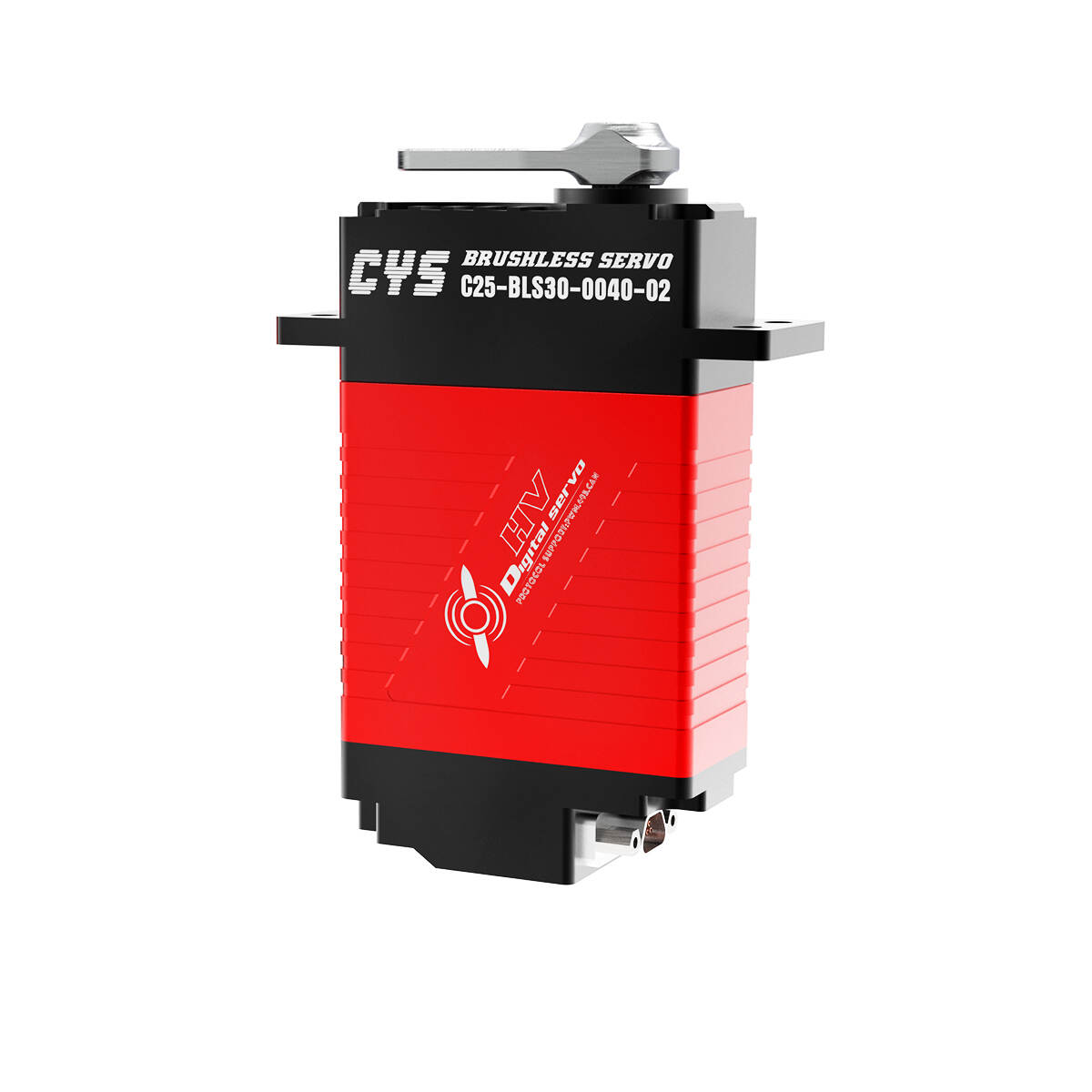 40kg-cm Peza Devo Senbrida Serva Motoro, 24V-32V Povas Busa Ŝtala Gear Servo por Dronoj &amp; RC-Modeloj