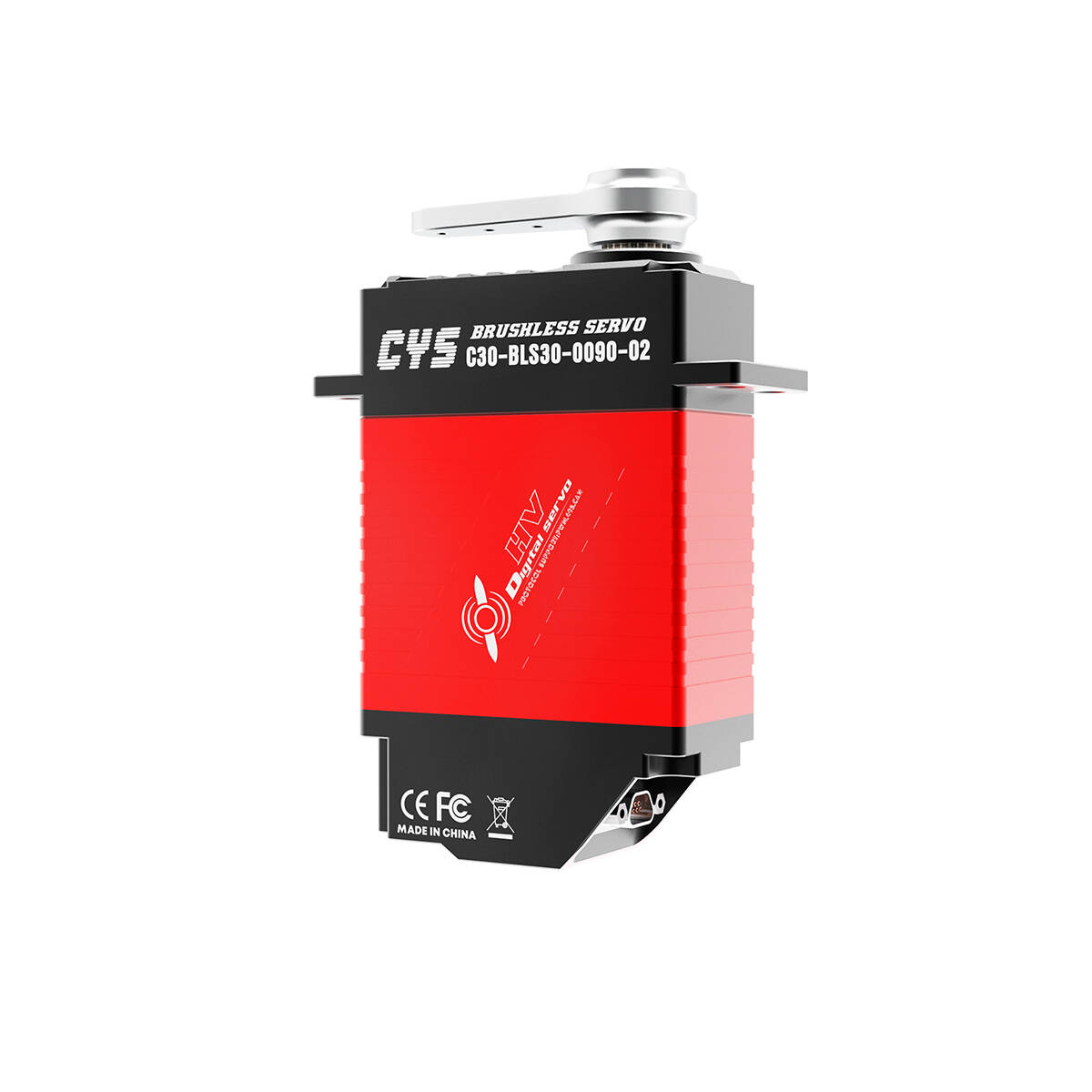 90kgf.cm senbrida serva motoro kun povas malfermi-C30-BLS30-0090-02 por industriaj UAV-oj kaj aŭtomatigo